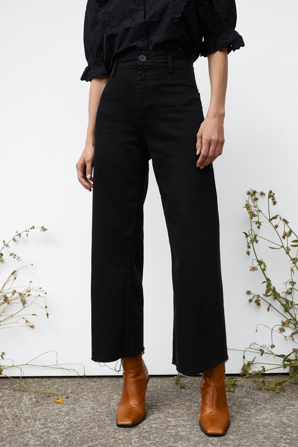 Zara Marine Straight/Wide Jeans (10)