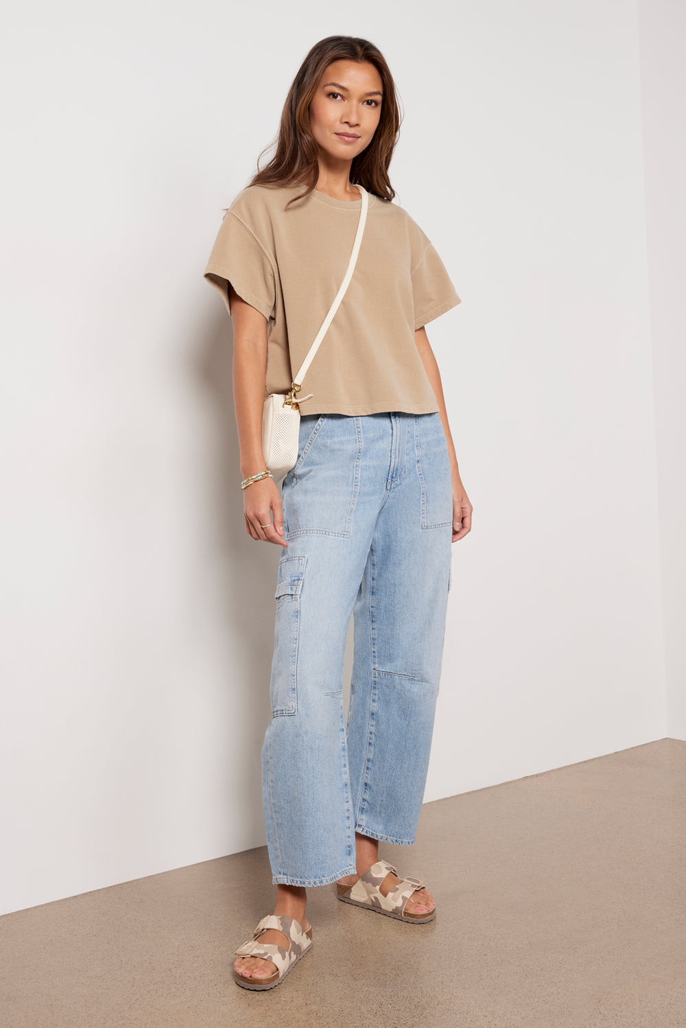 Cotton Crew Short Sleeve Tee (L)