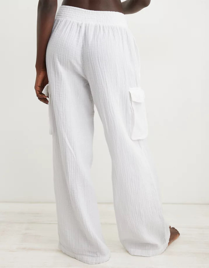 Aerie Wide Leg Cargo Pants (XXL)