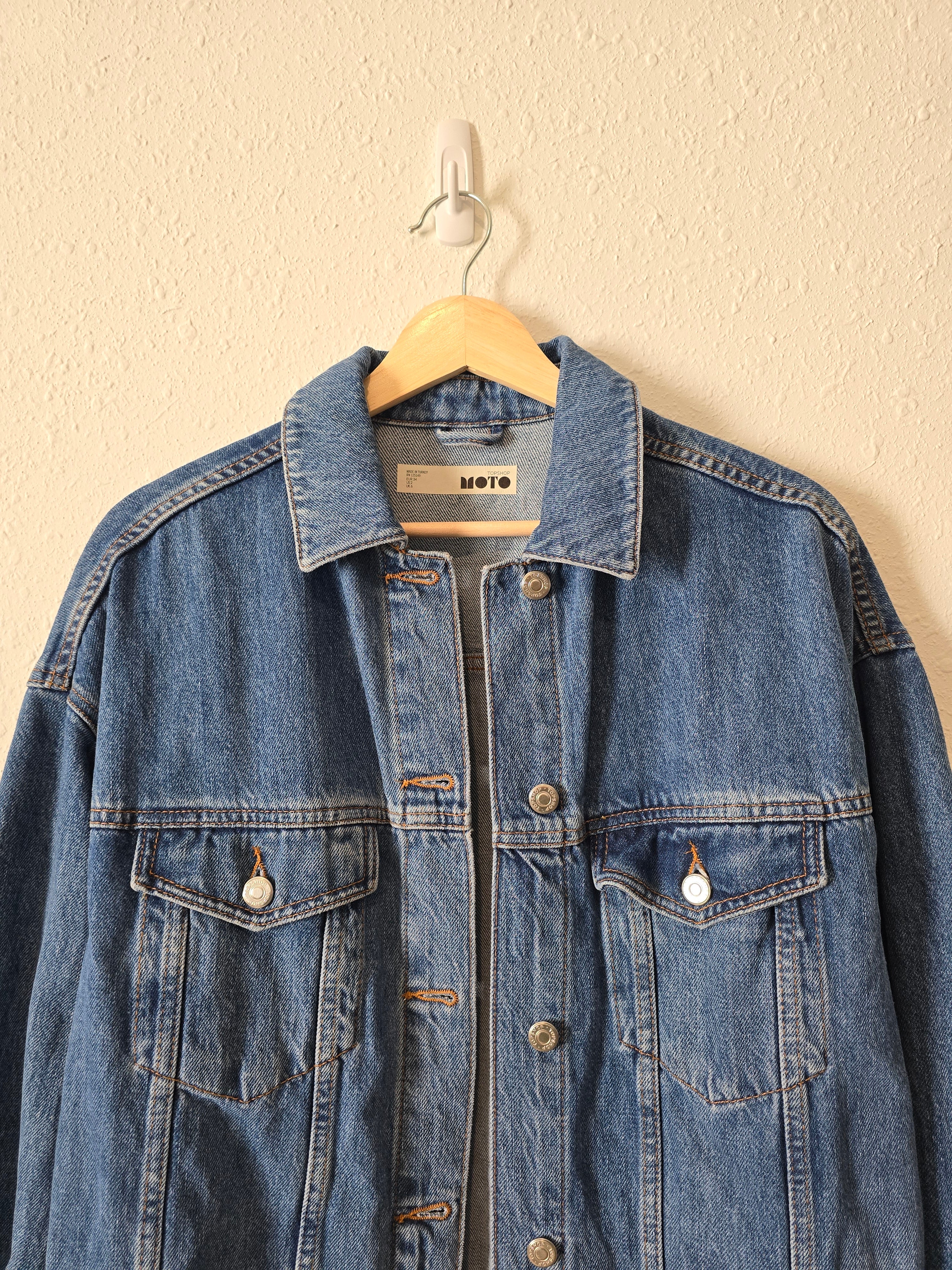 Topshop Oversized Denim Jacket (2)