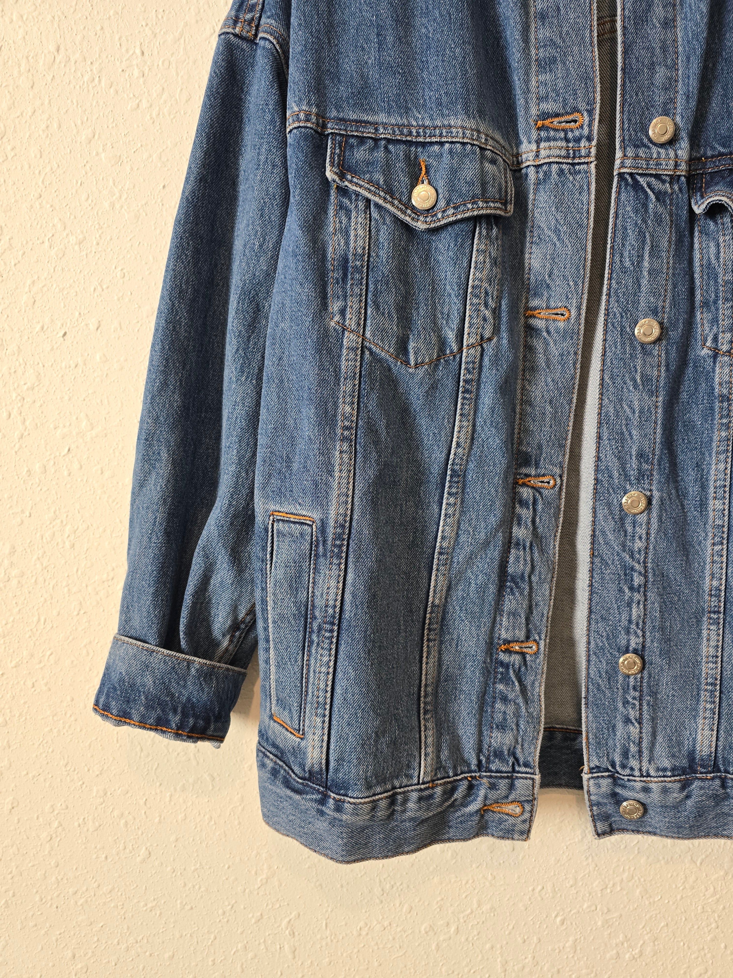 Topshop Oversized Denim Jacket (2)