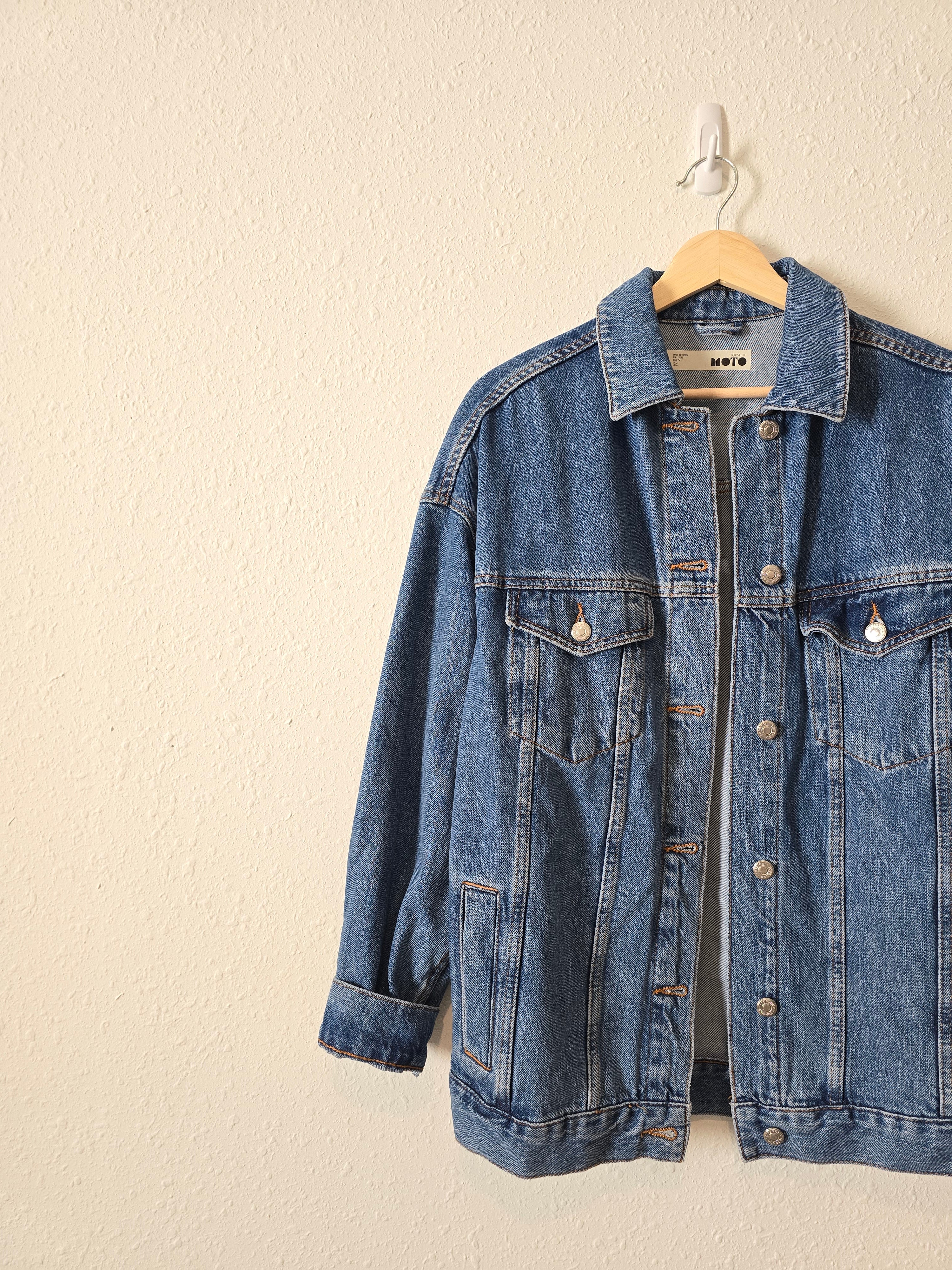 Topshop Oversized Denim Jacket (2)