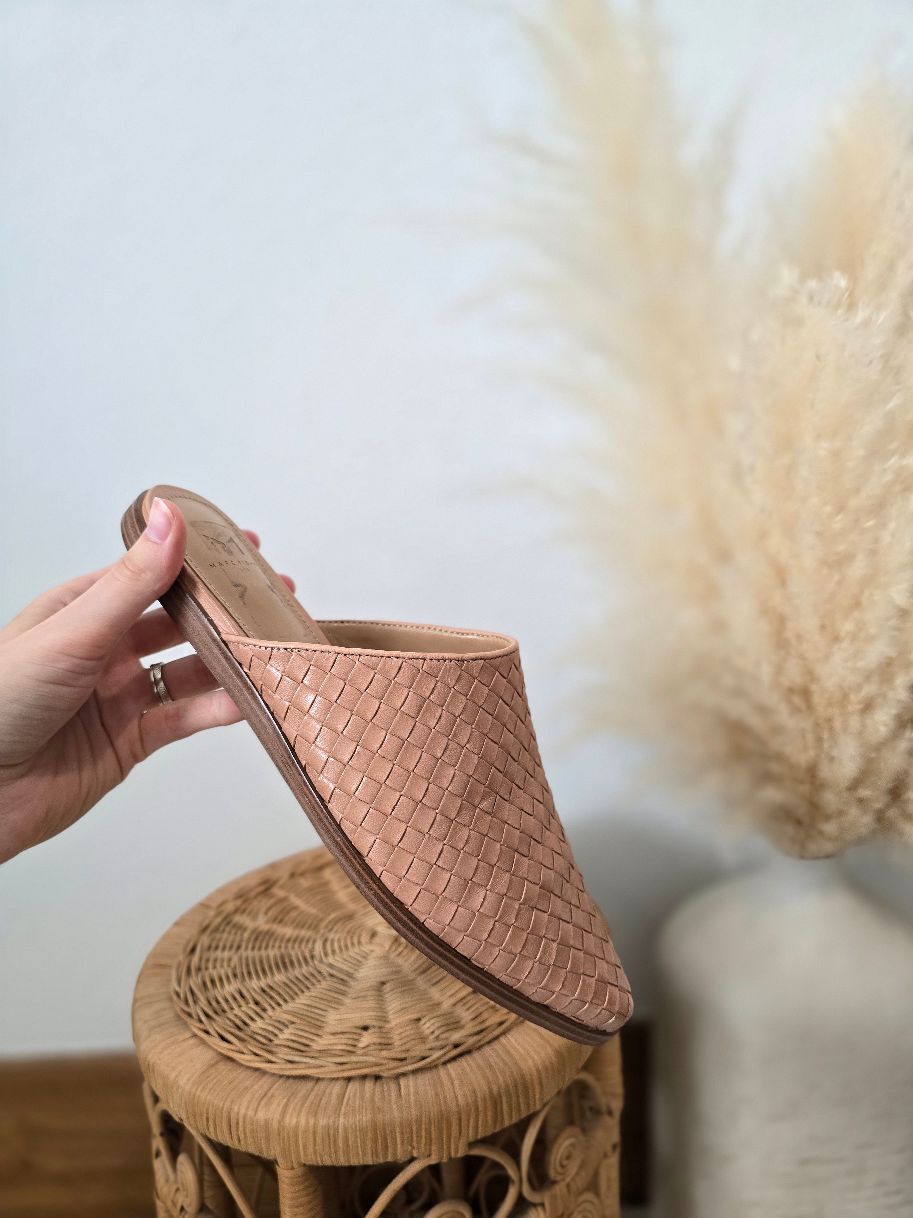 Marc Fisher Woven Leather Mules (8)