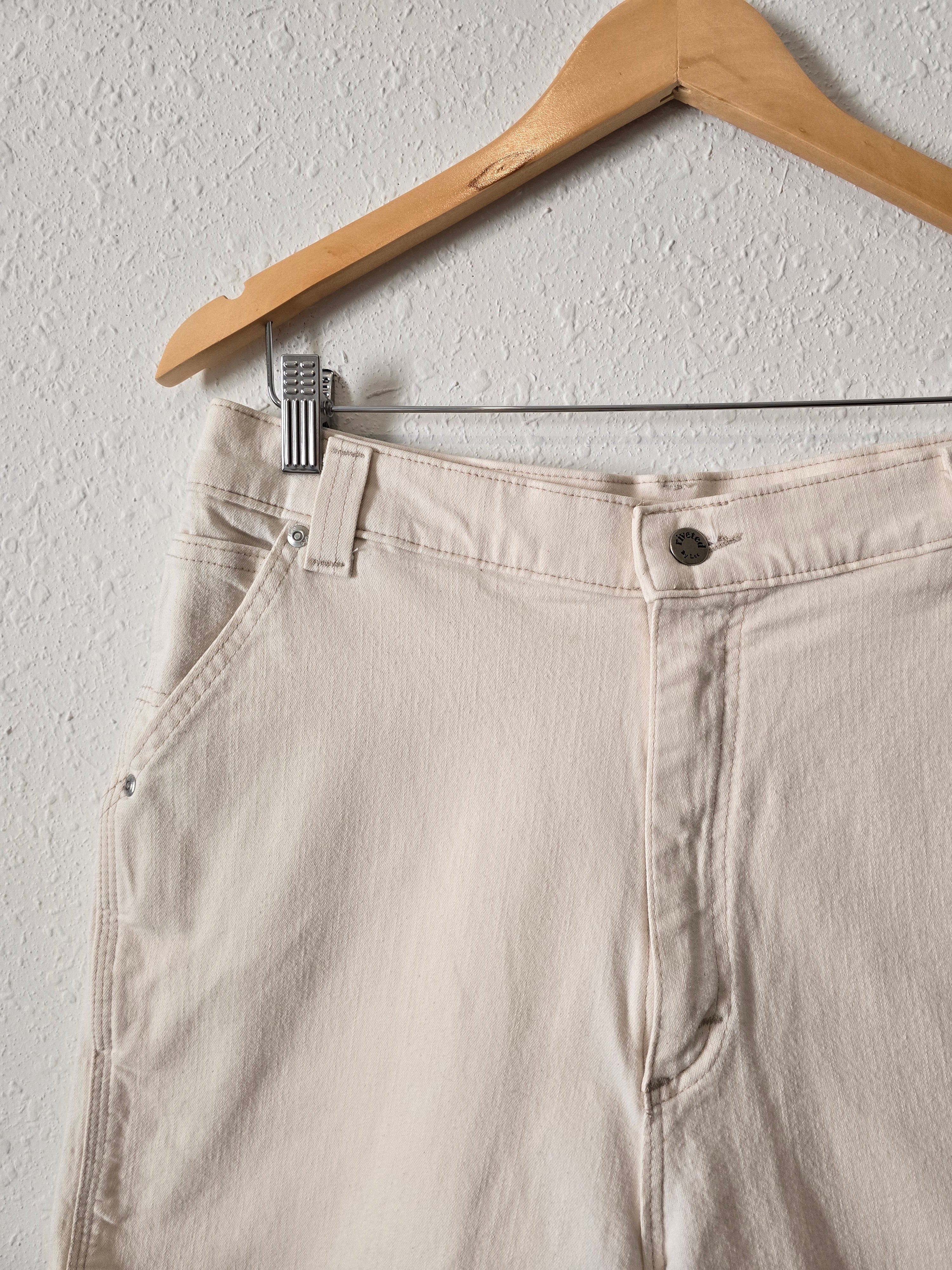 Vintage Lee Ecru Shorts (10/30)