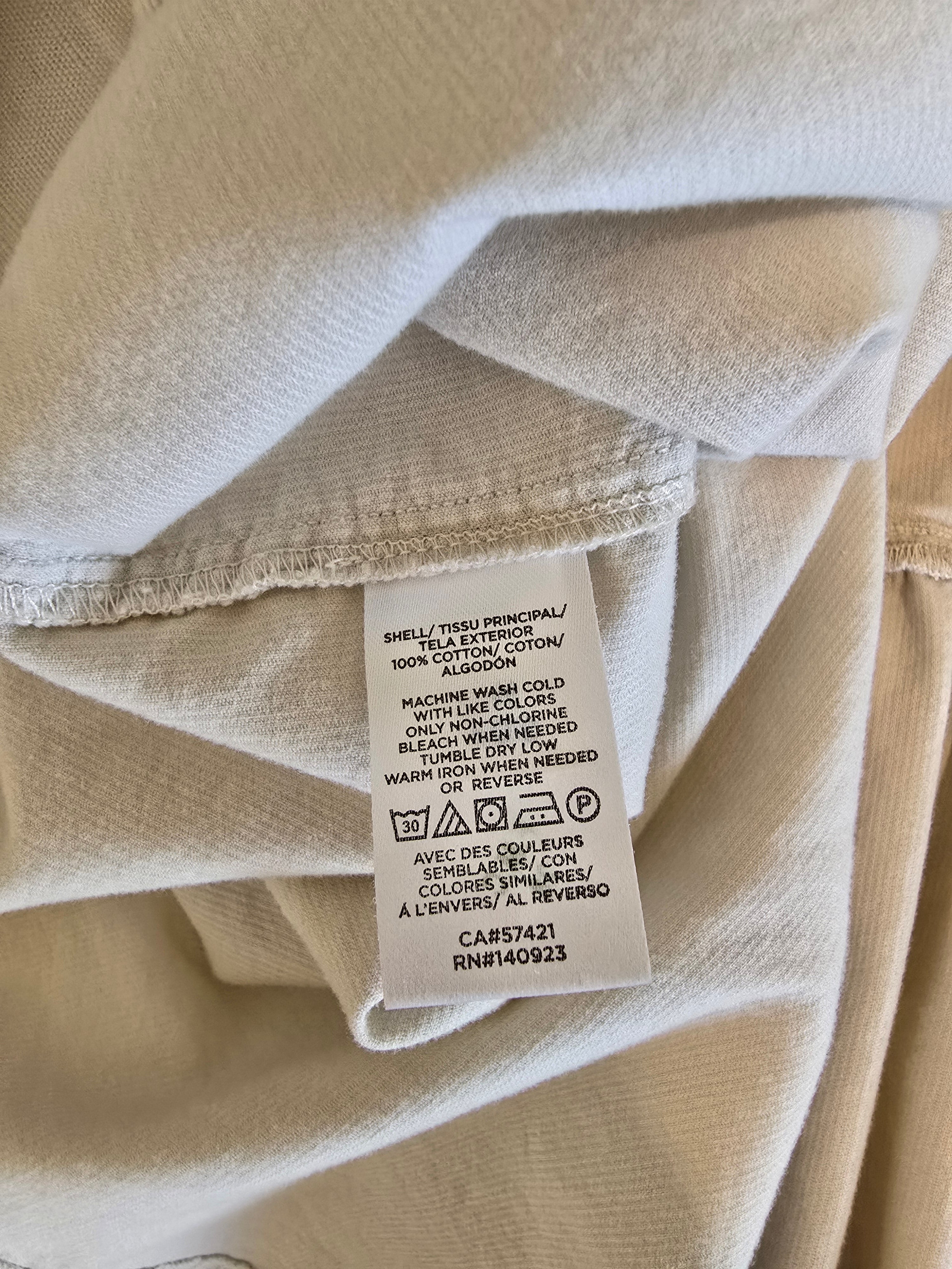 Cream Cord Button Up (M)