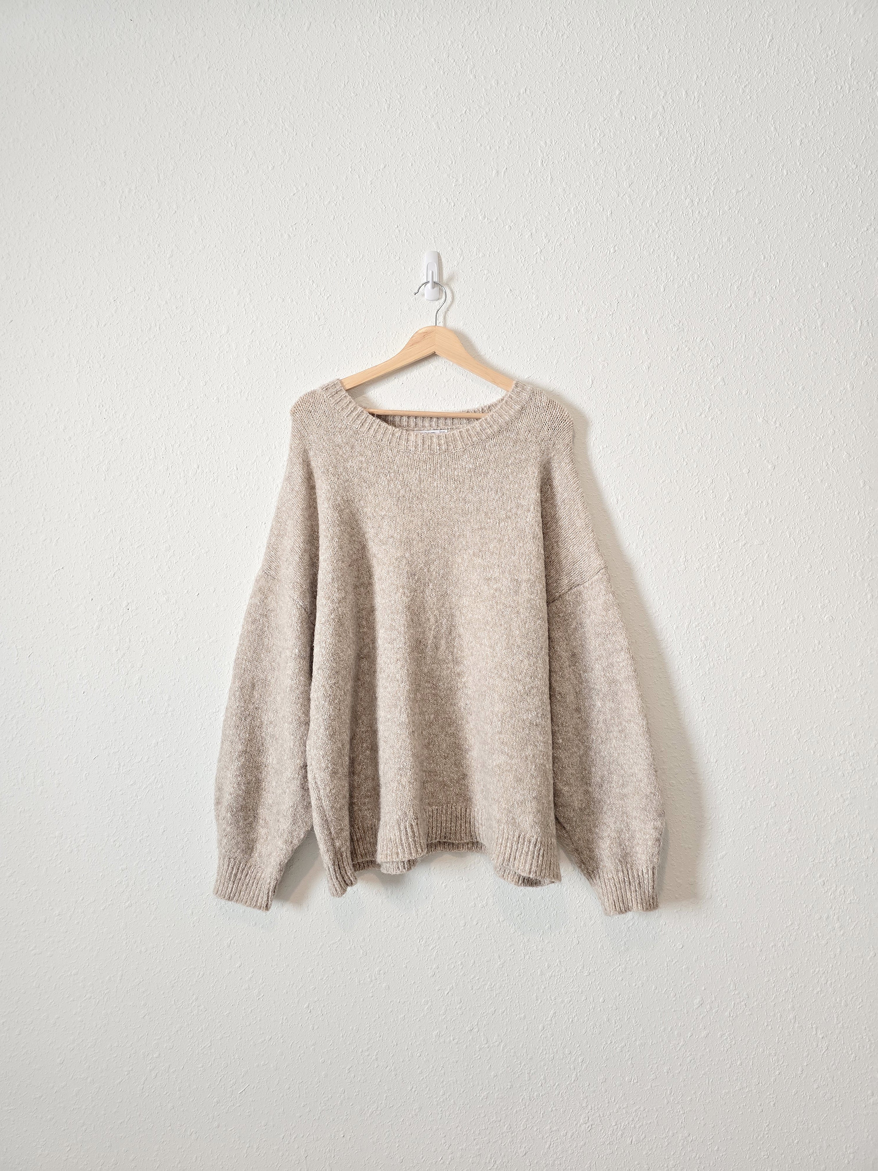 Cozy Puff Sleeve Sweater (XXL)