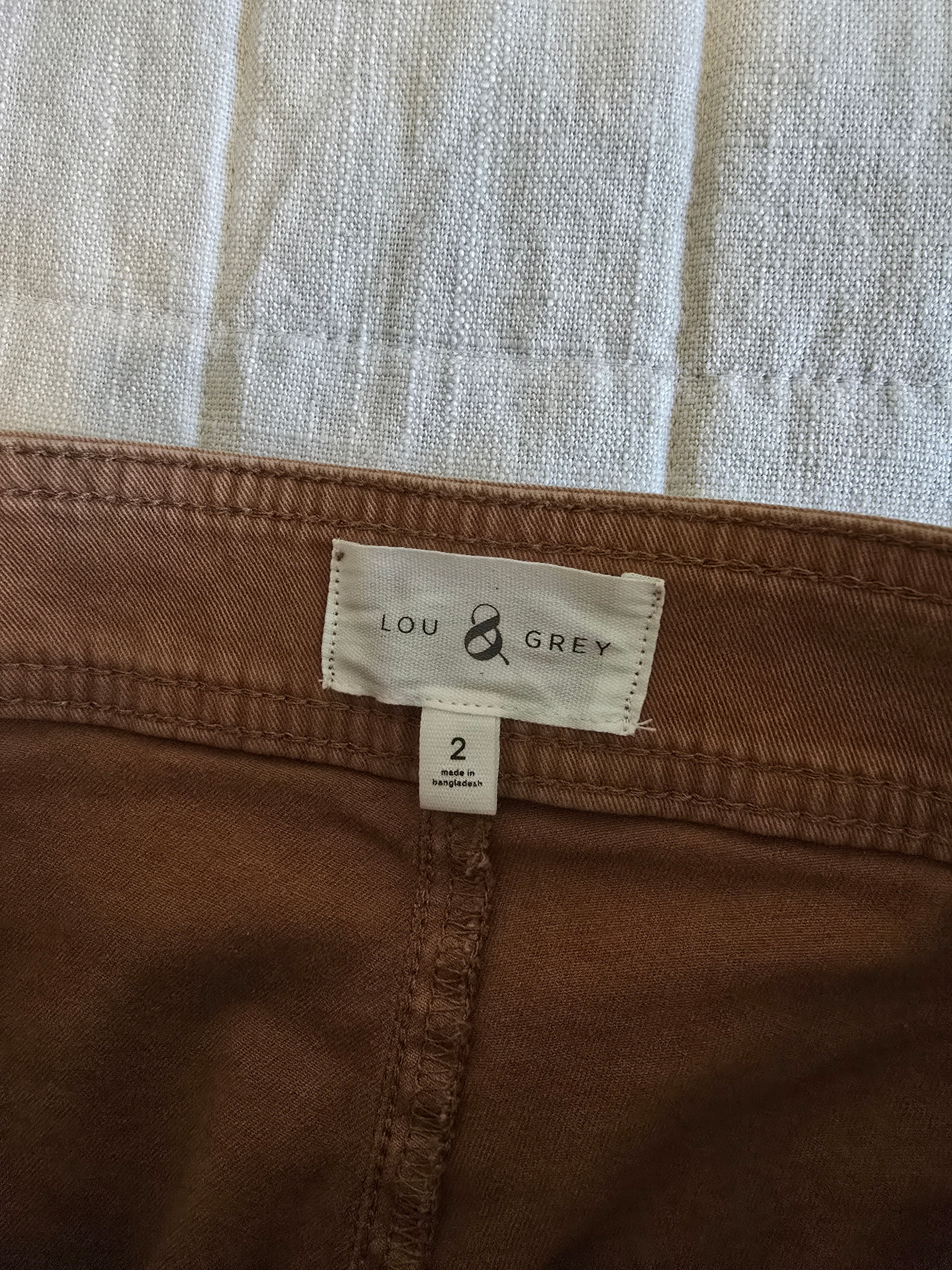 Lou & Grey Brown Straight Pants (2)