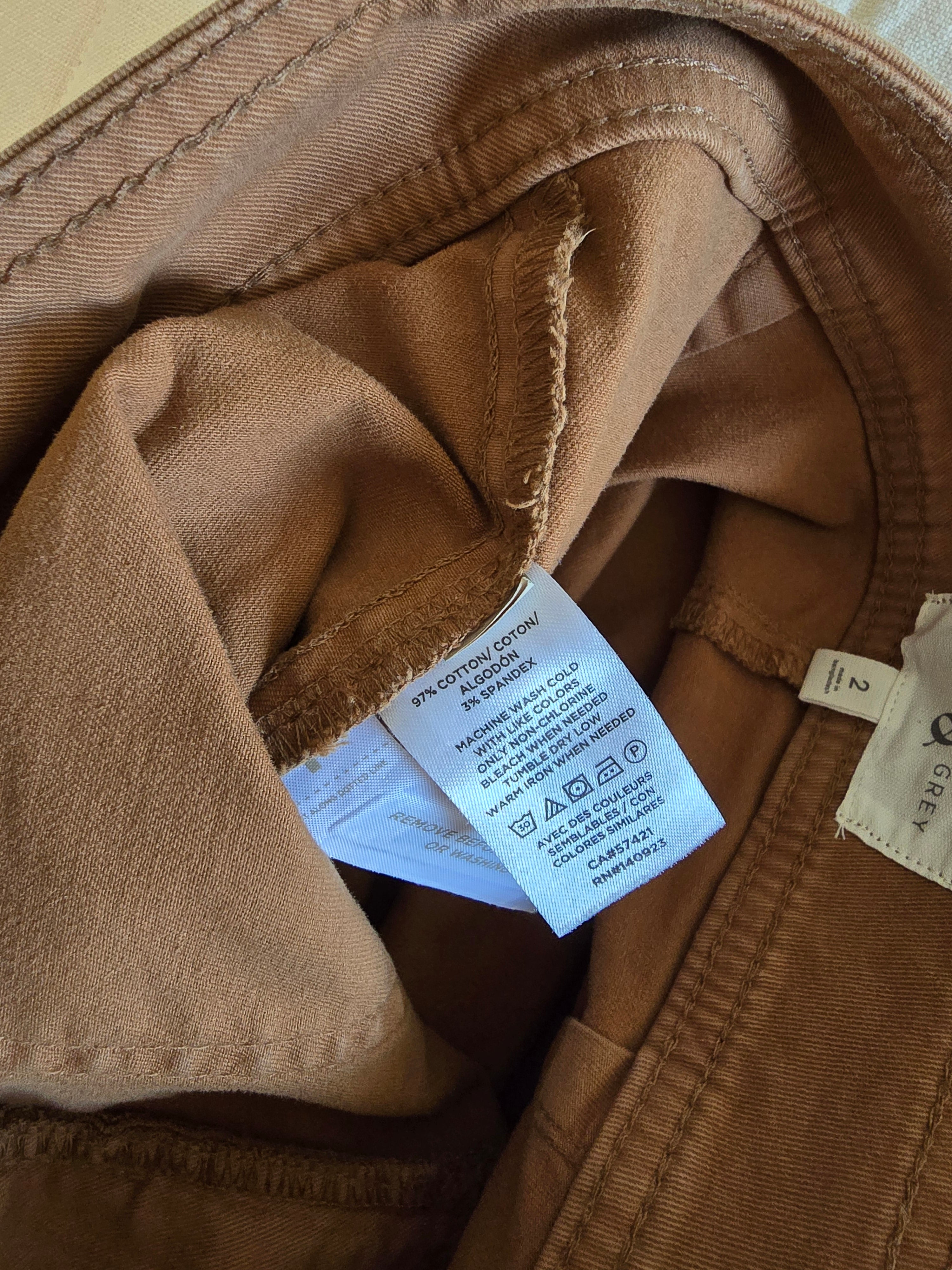 Lou & Grey Brown Straight Pants (2)