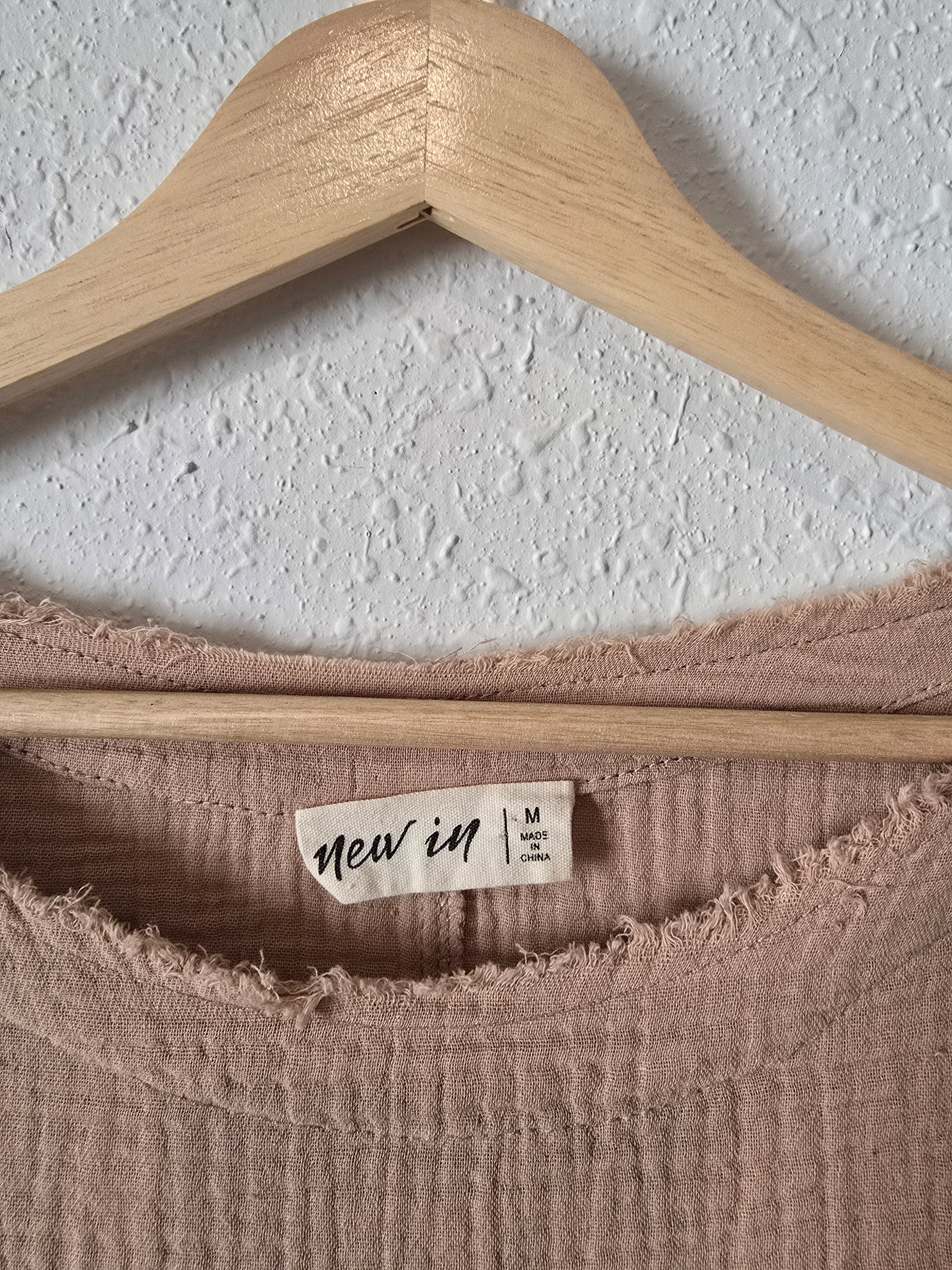 Cotton Gauze Babydoll Top (M)