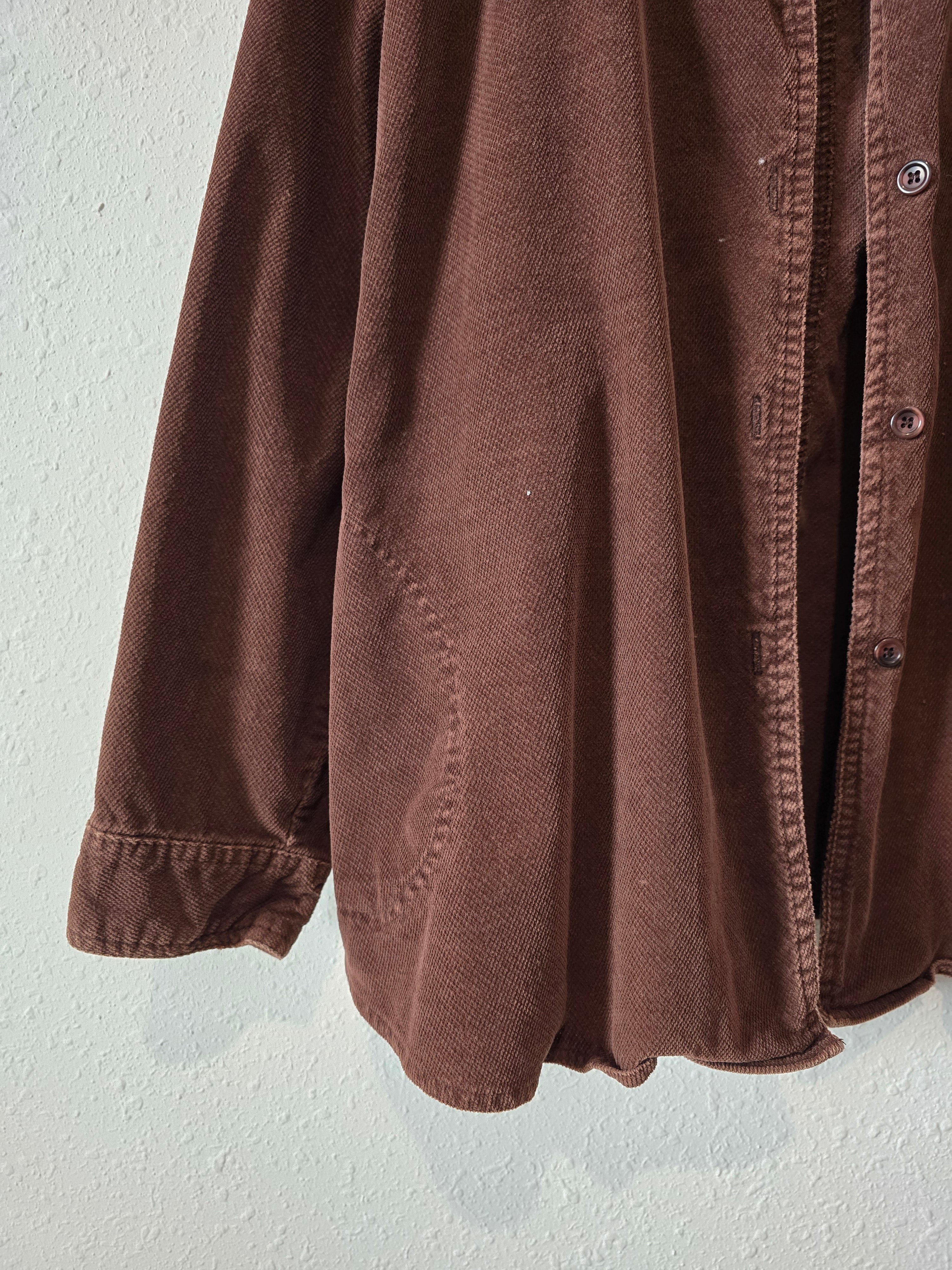 Vintage Brown Cord Shacket (26/28)