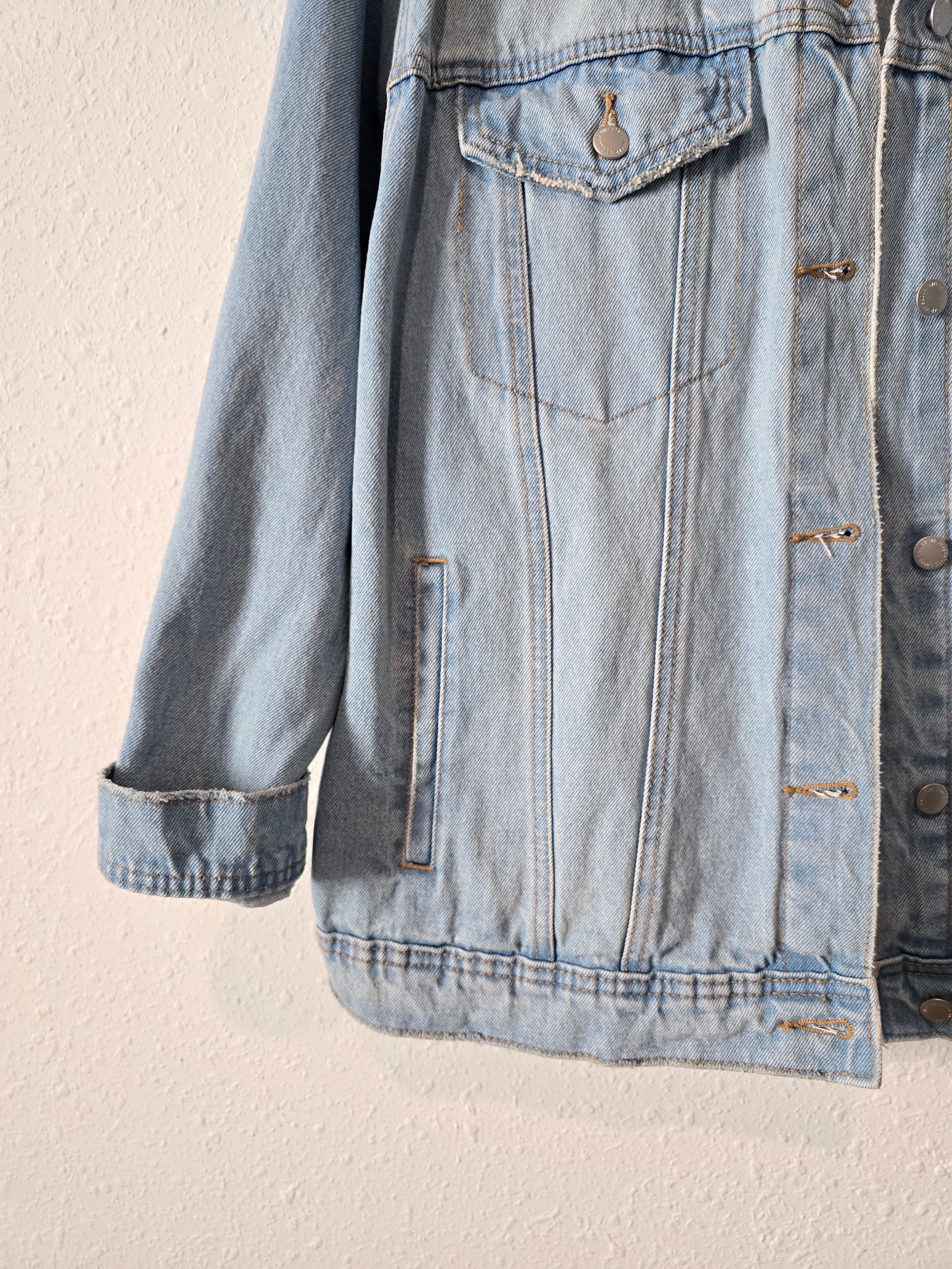 Light Wash Denim Jacket (XL)