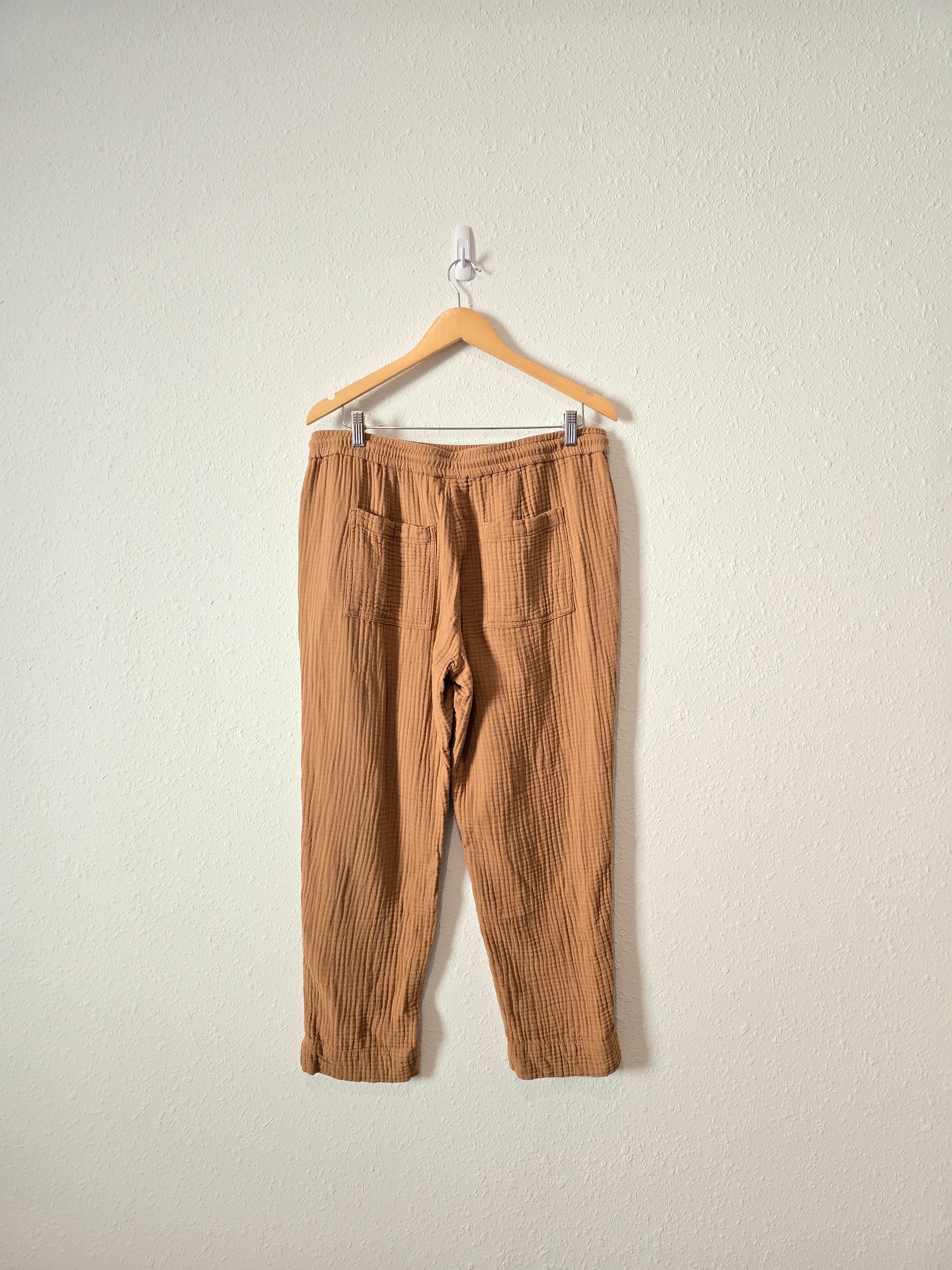 Cotton Gauze Straight Pants (M)