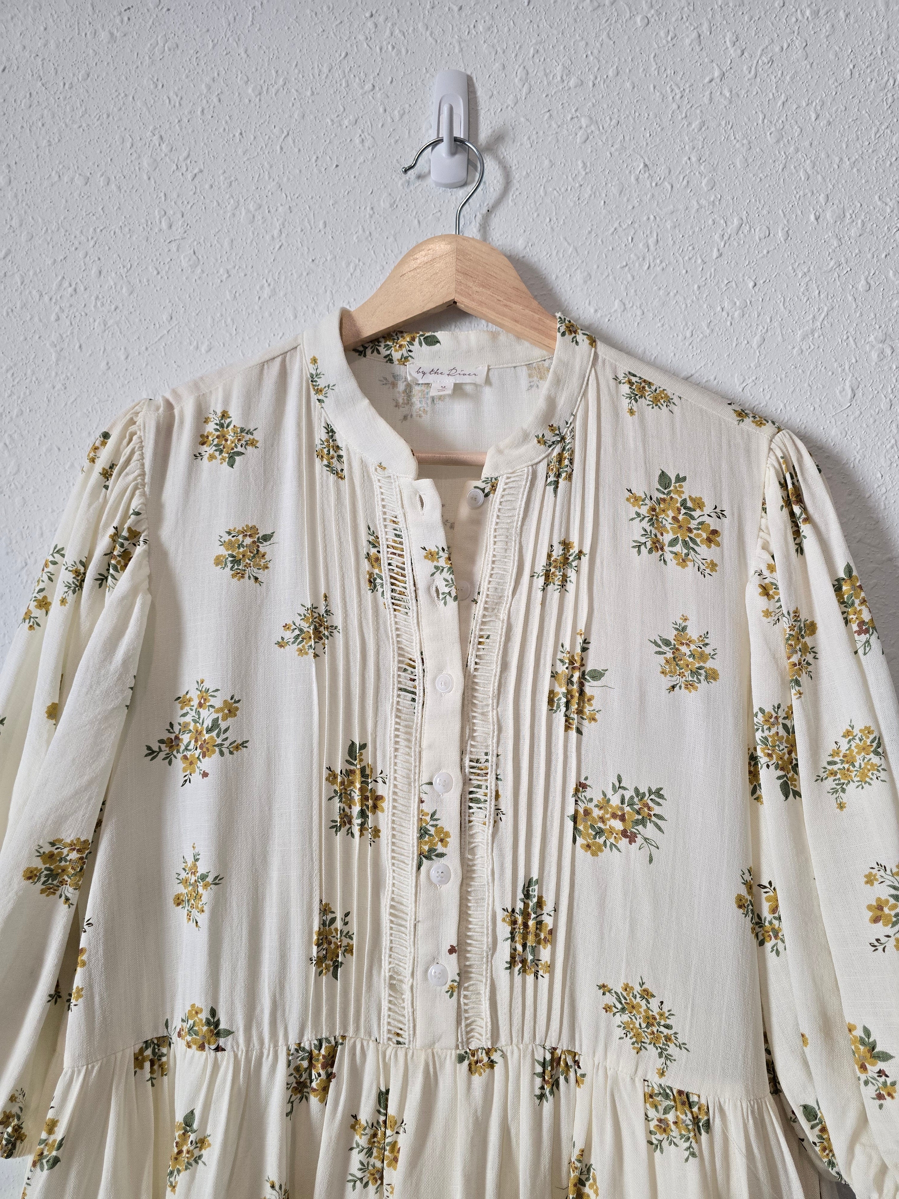 By The River Floral Tunic Dress (M)