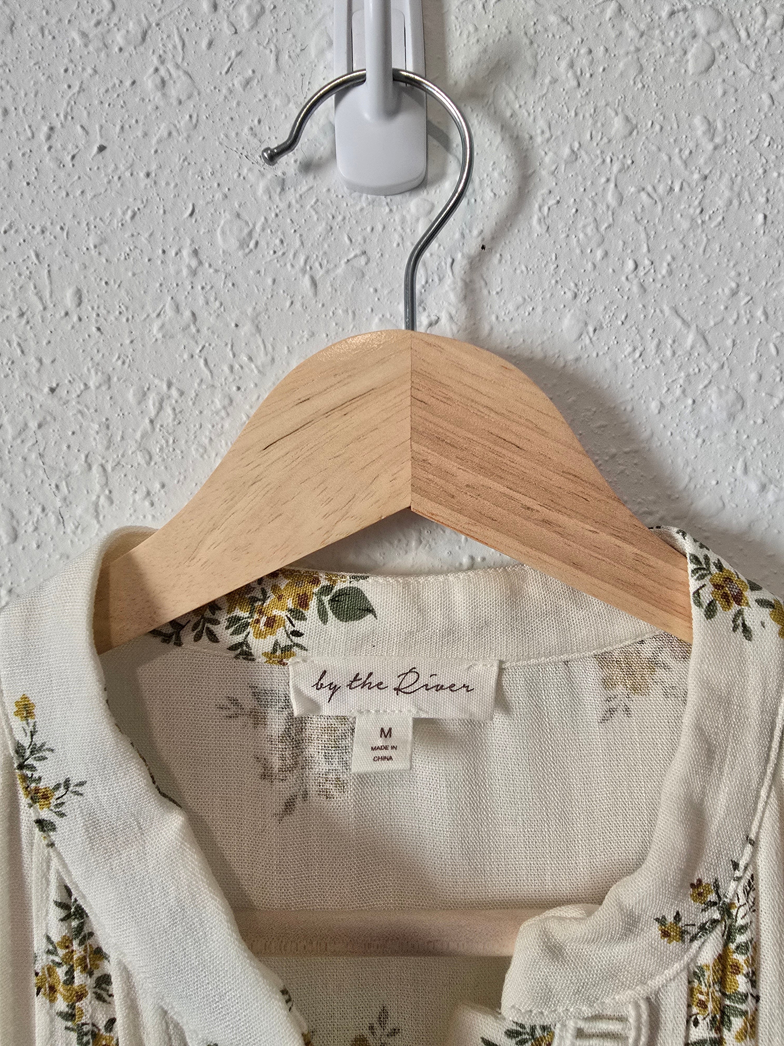 By The River Floral Tunic Dress (M)