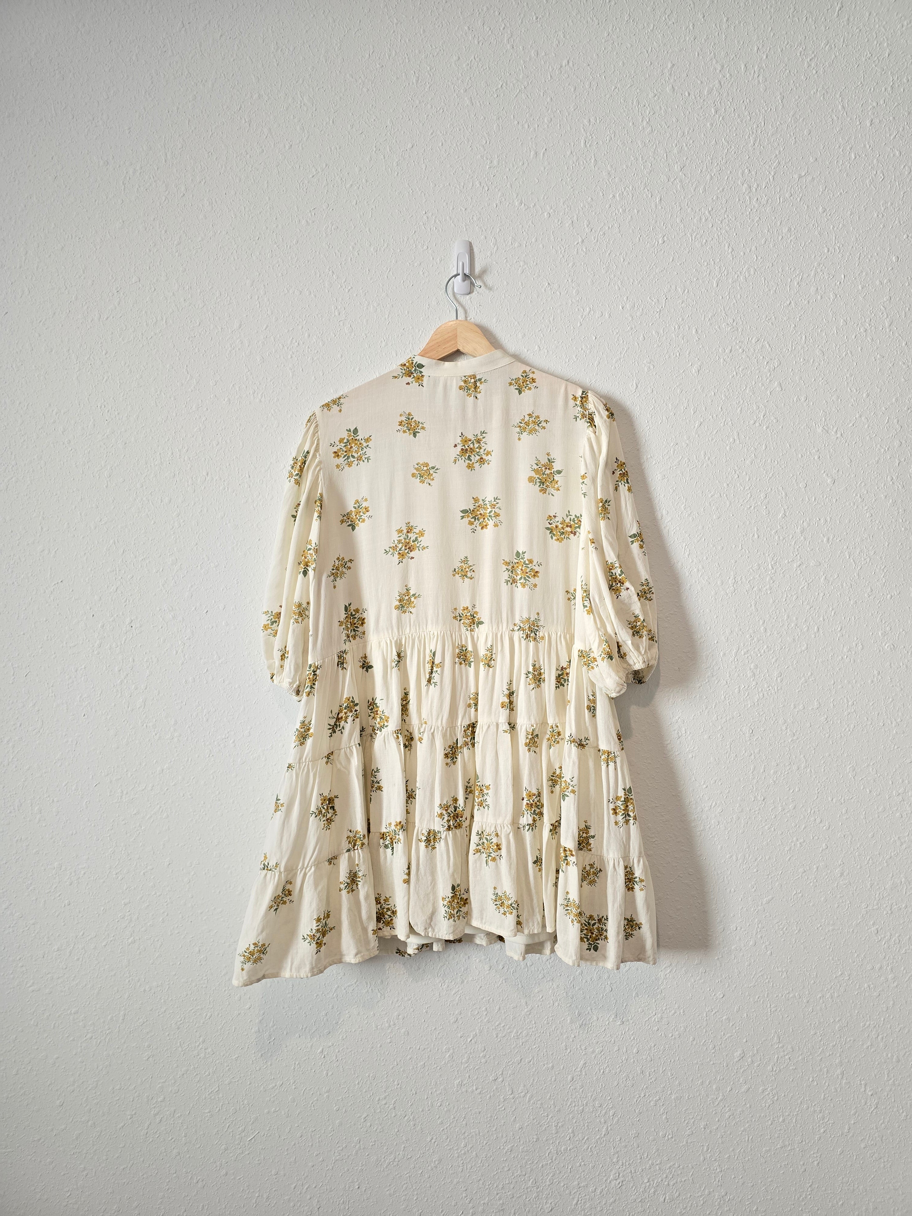 By The River Floral Tunic Dress (M)