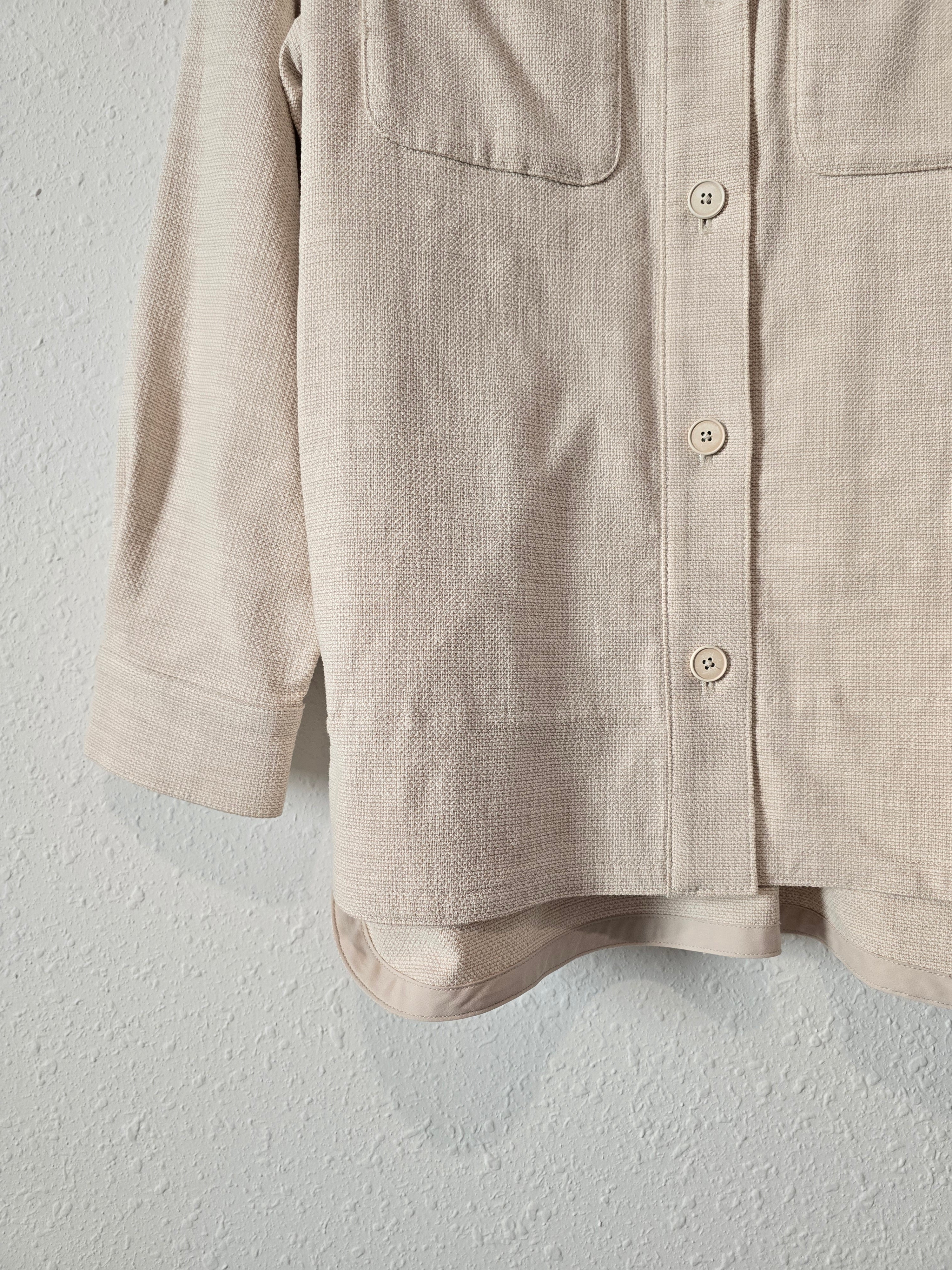 Banana Republic Textured Shacket (L)