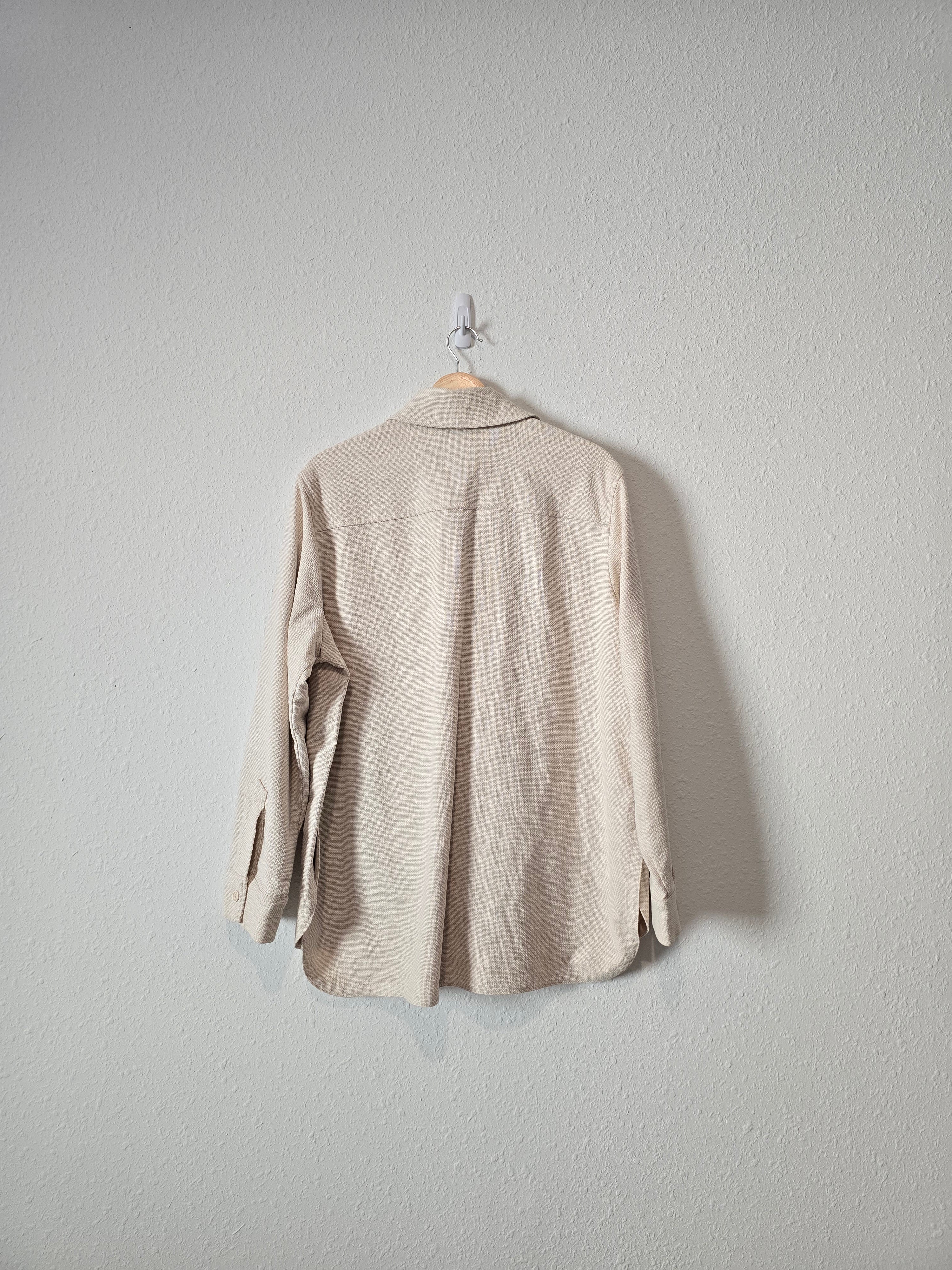 Banana Republic Textured Shacket (L)