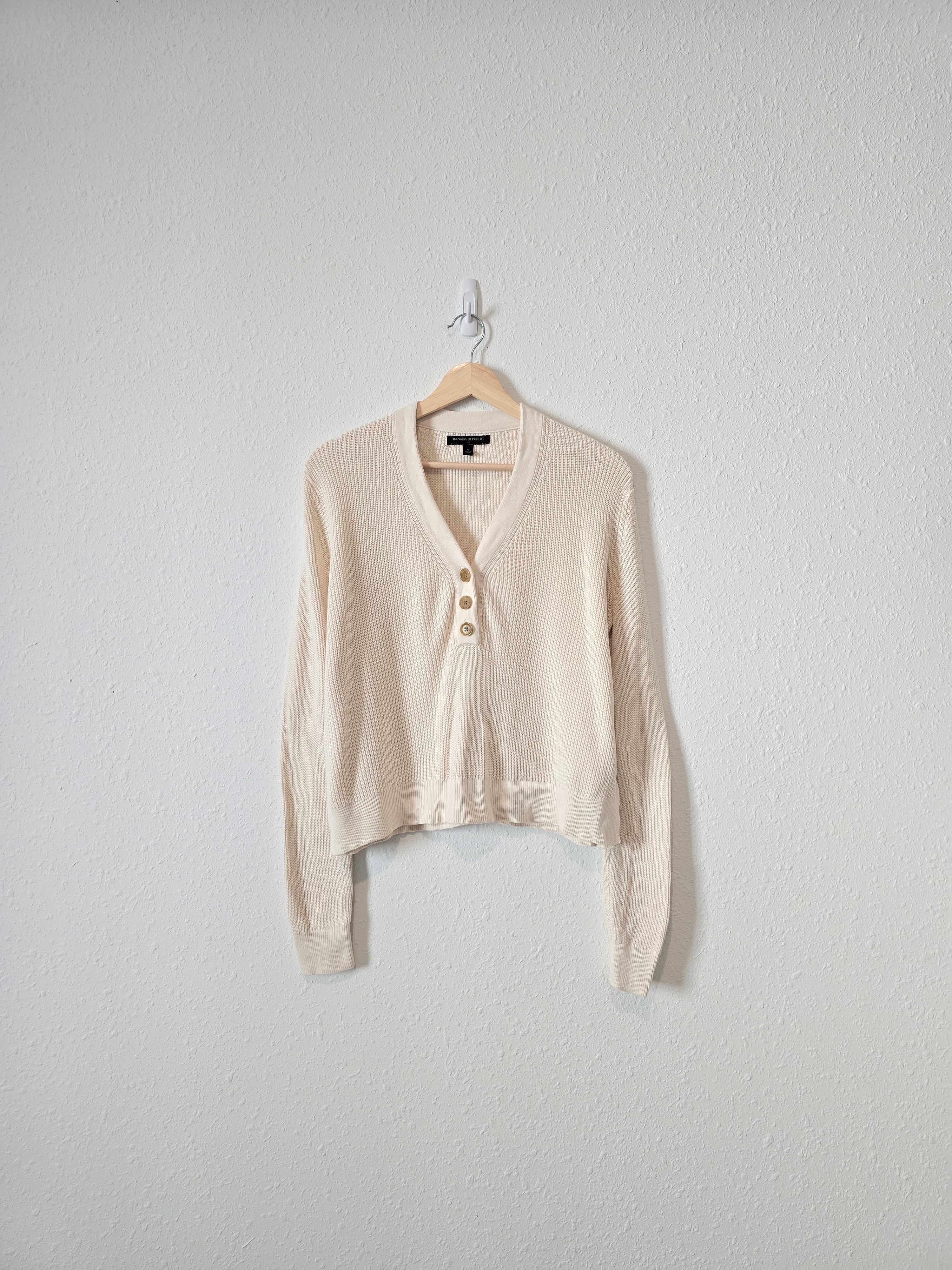 Banana Republic Henley Sweater (S)