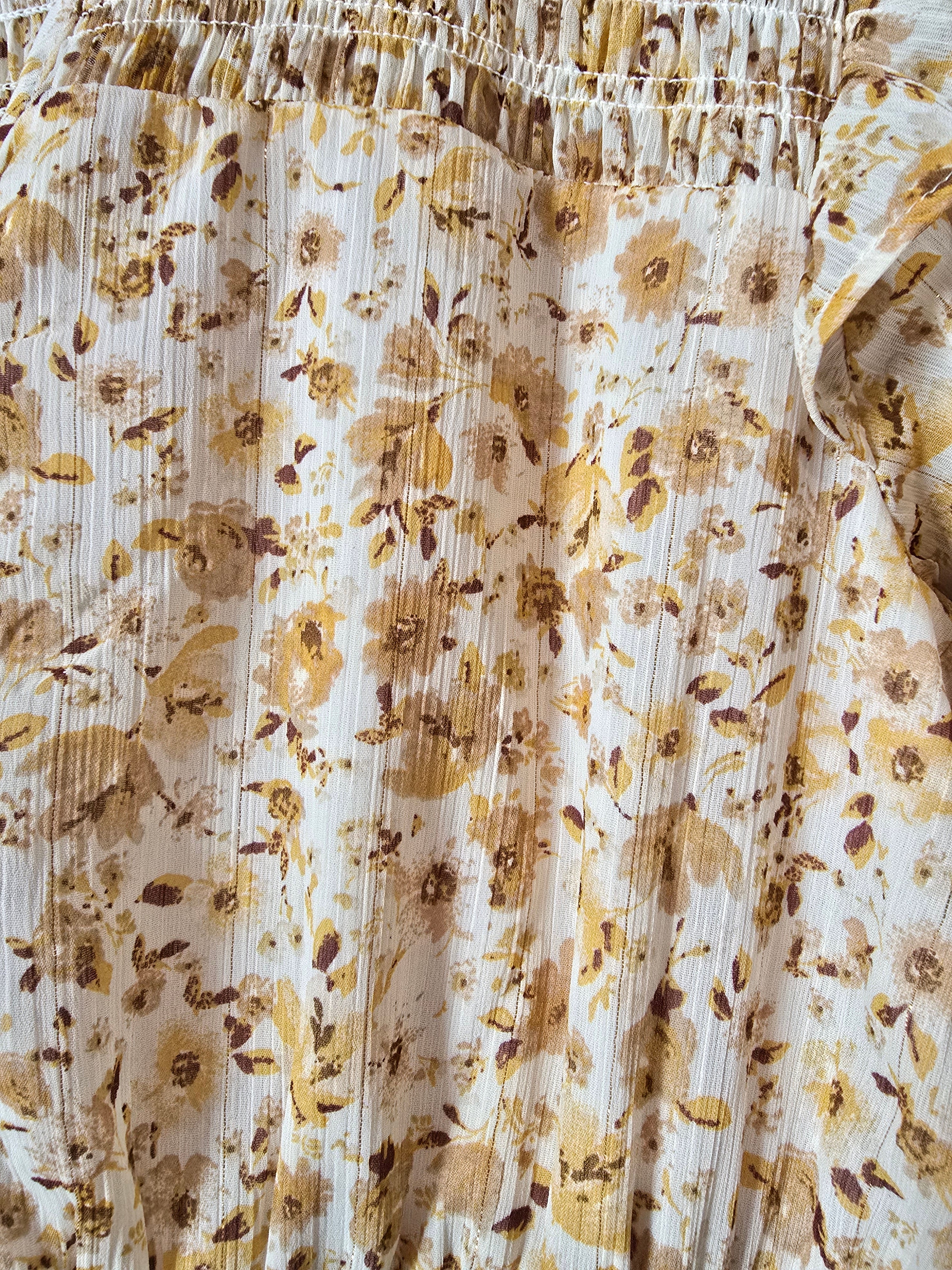By The River Floral Midi Dress (L)