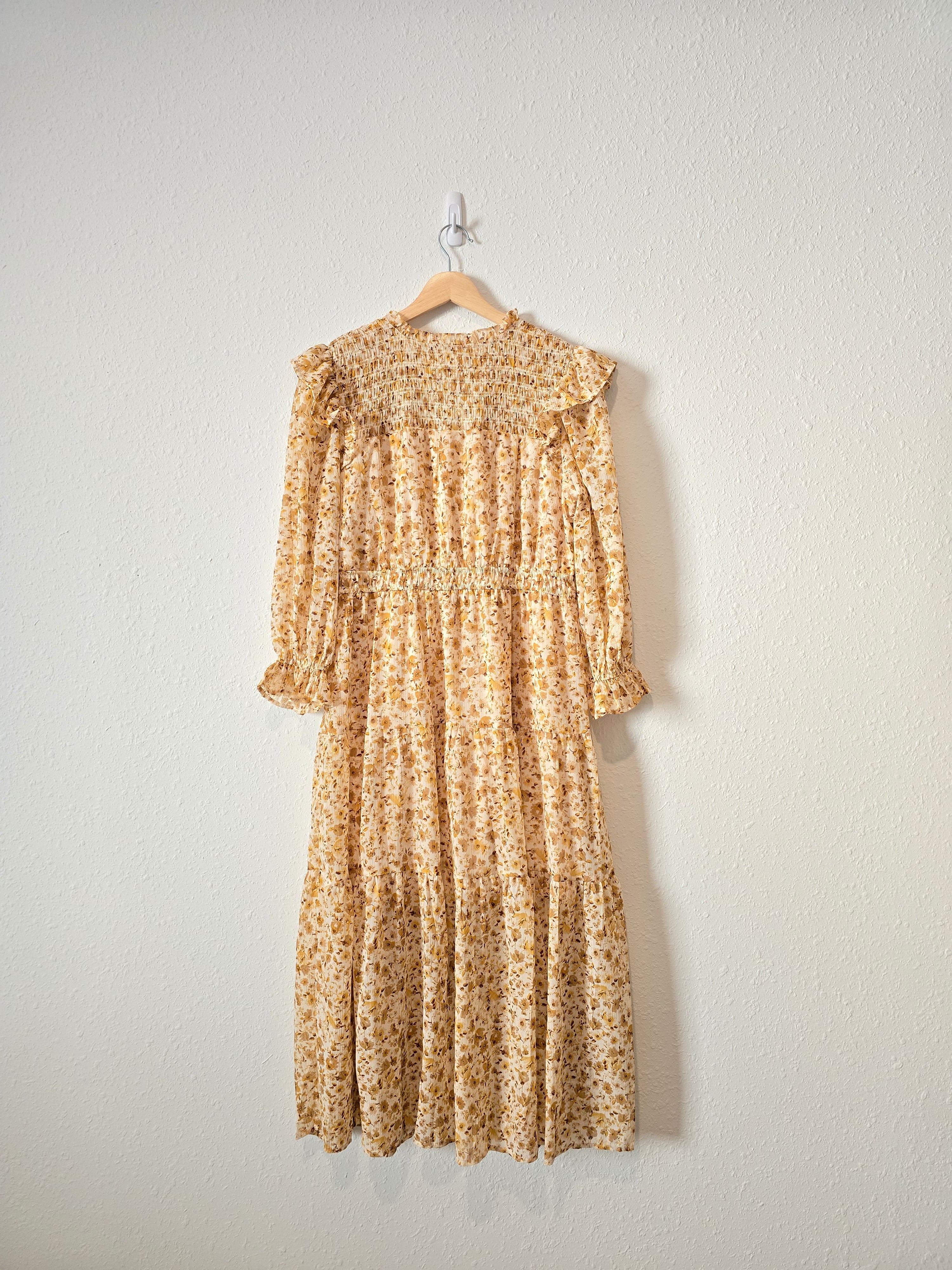 By The River Floral Midi Dress (L)