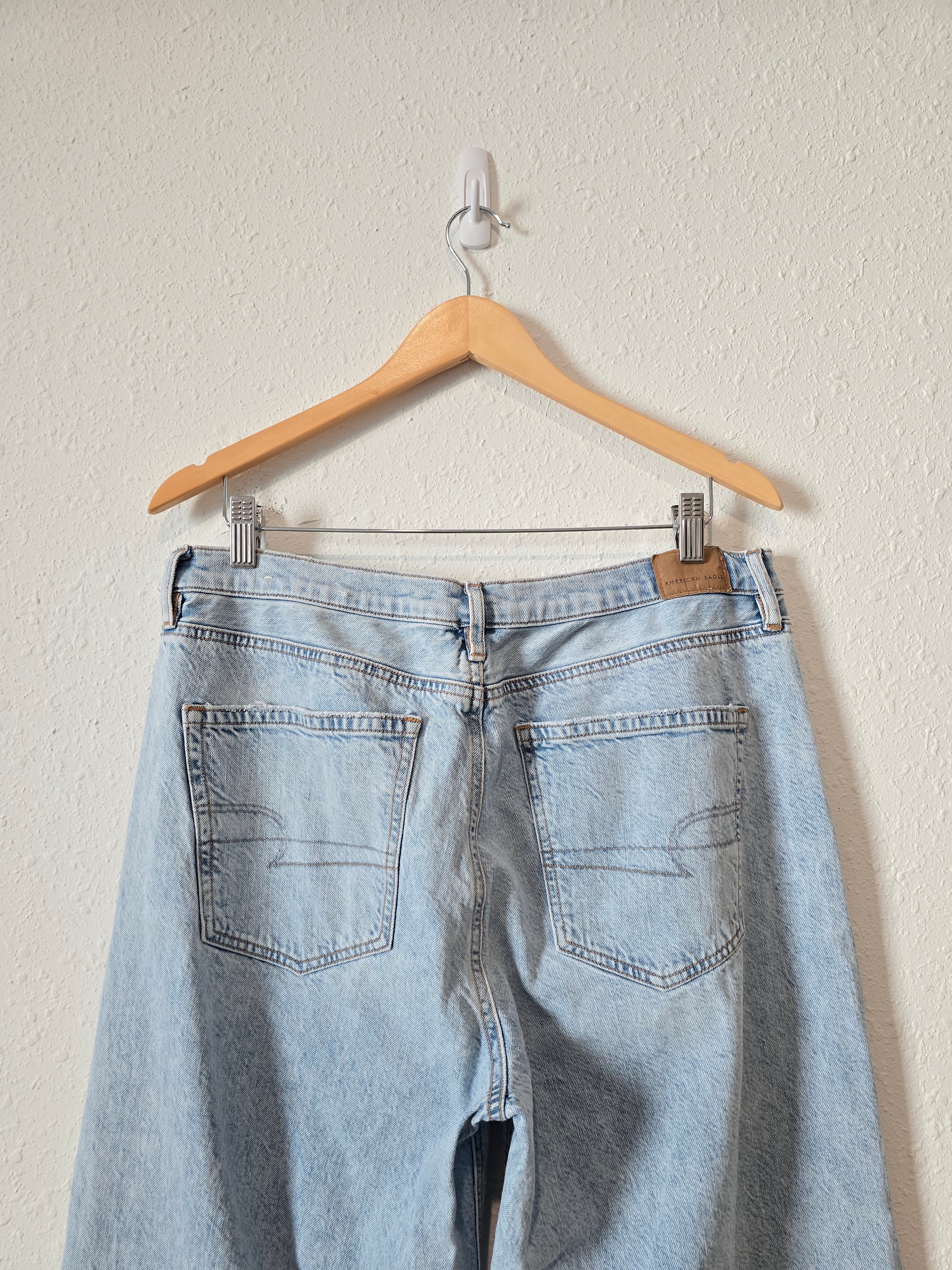 Light Wash Wide Leg Jeans (16s)