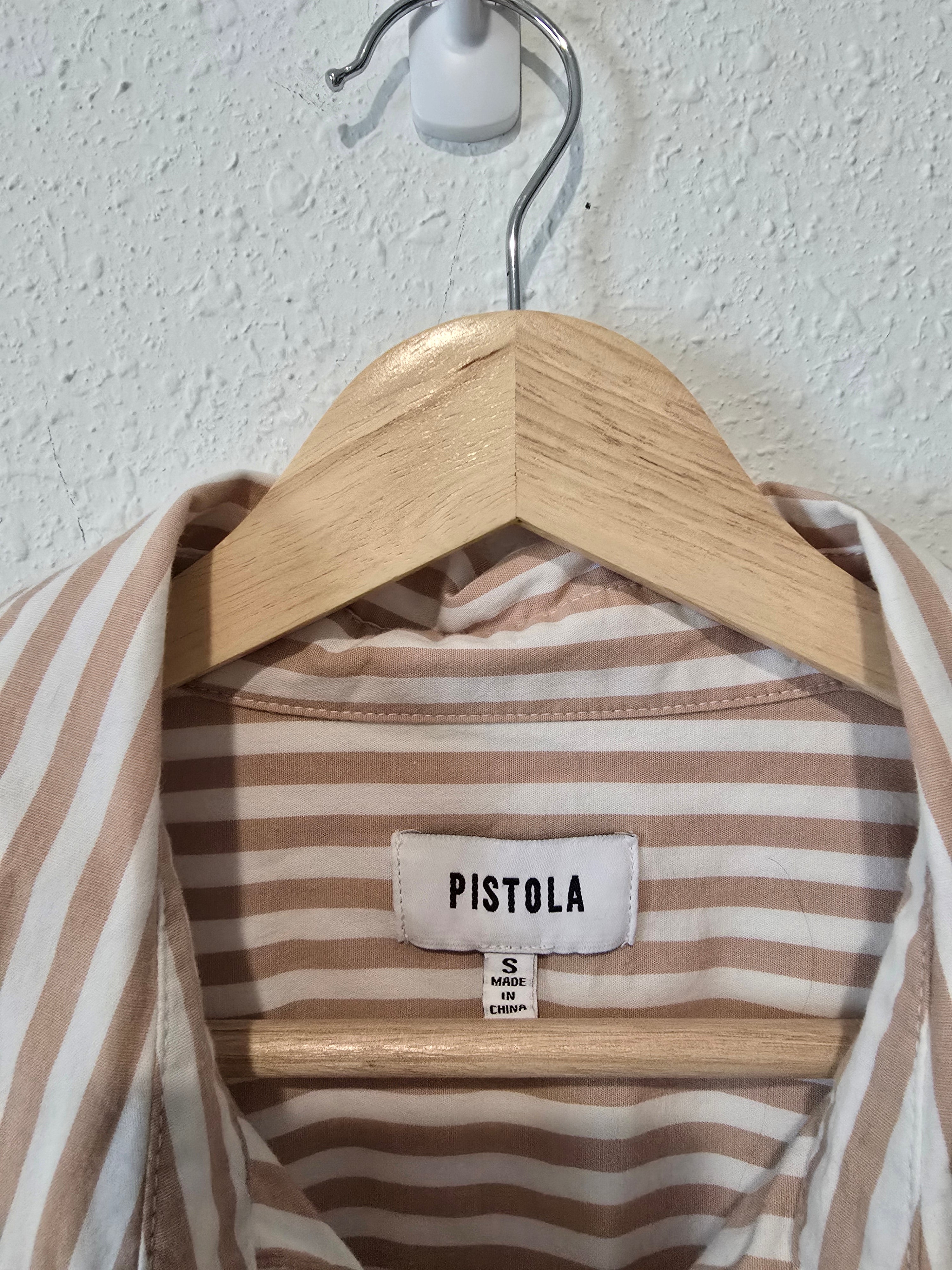 Pistola Striped Button Up Shirt (S)