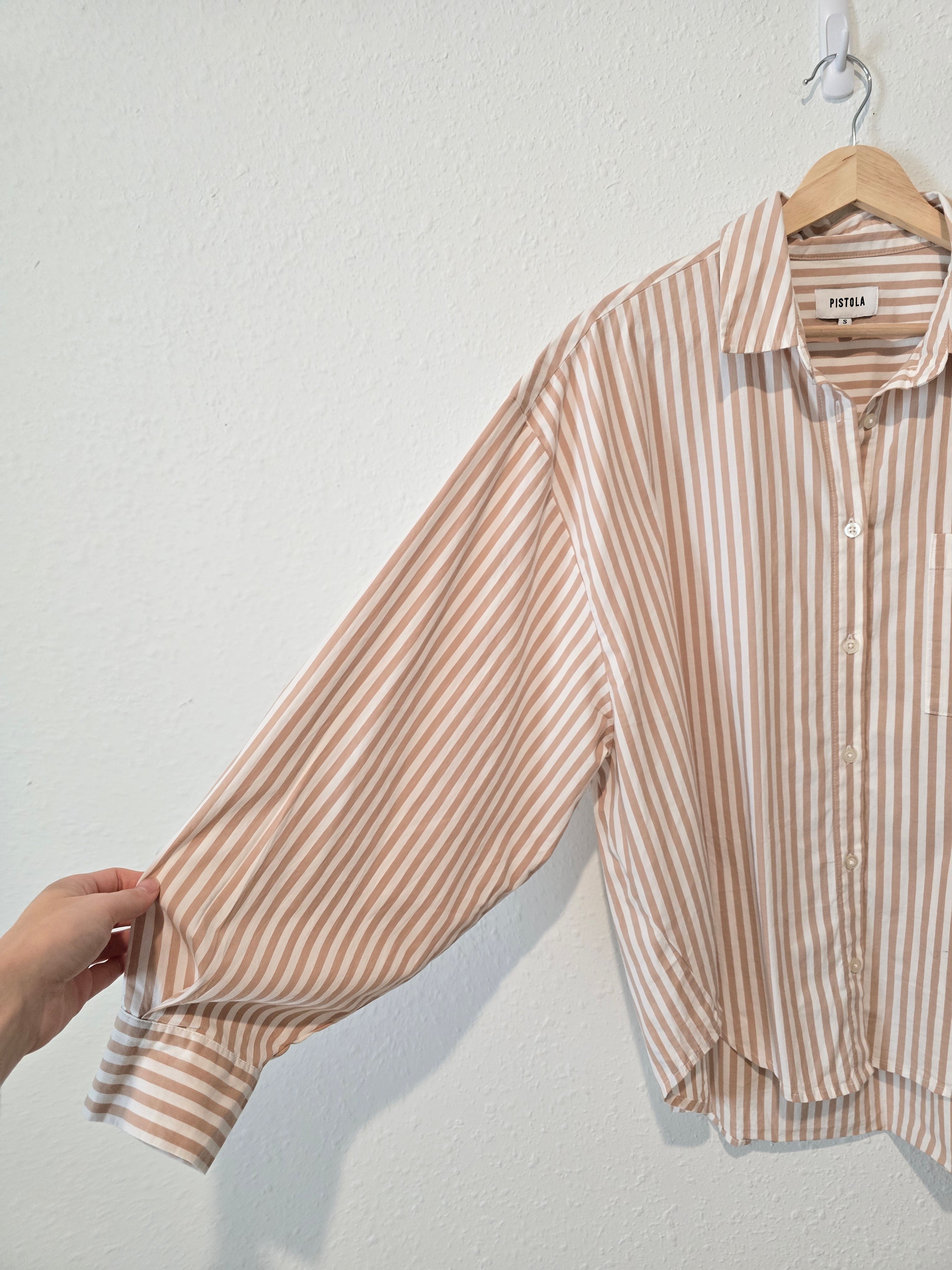 Pistola Striped Button Up Shirt (S)