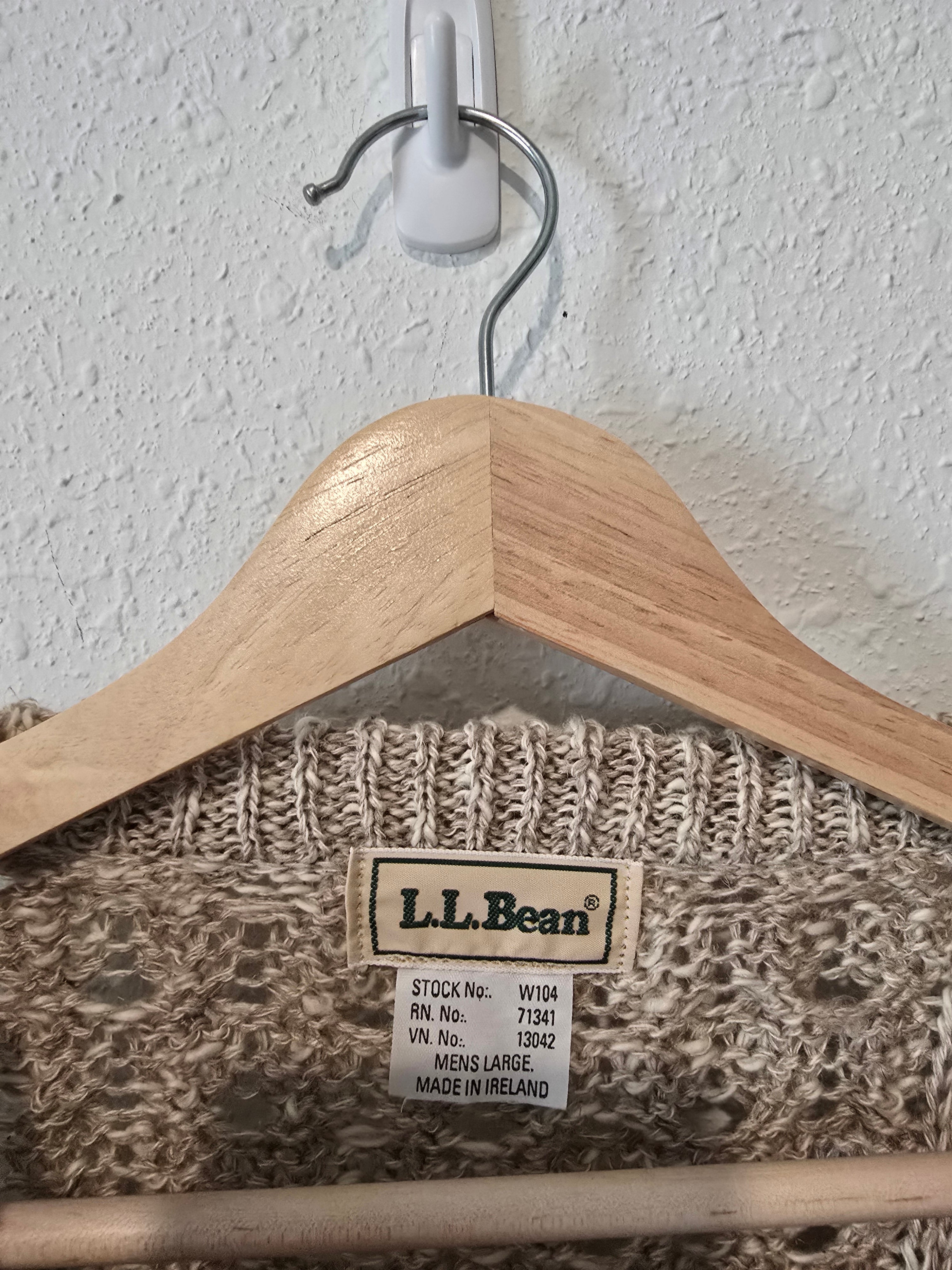 Vintage LL Bean Cotton Linen Sweater (L)