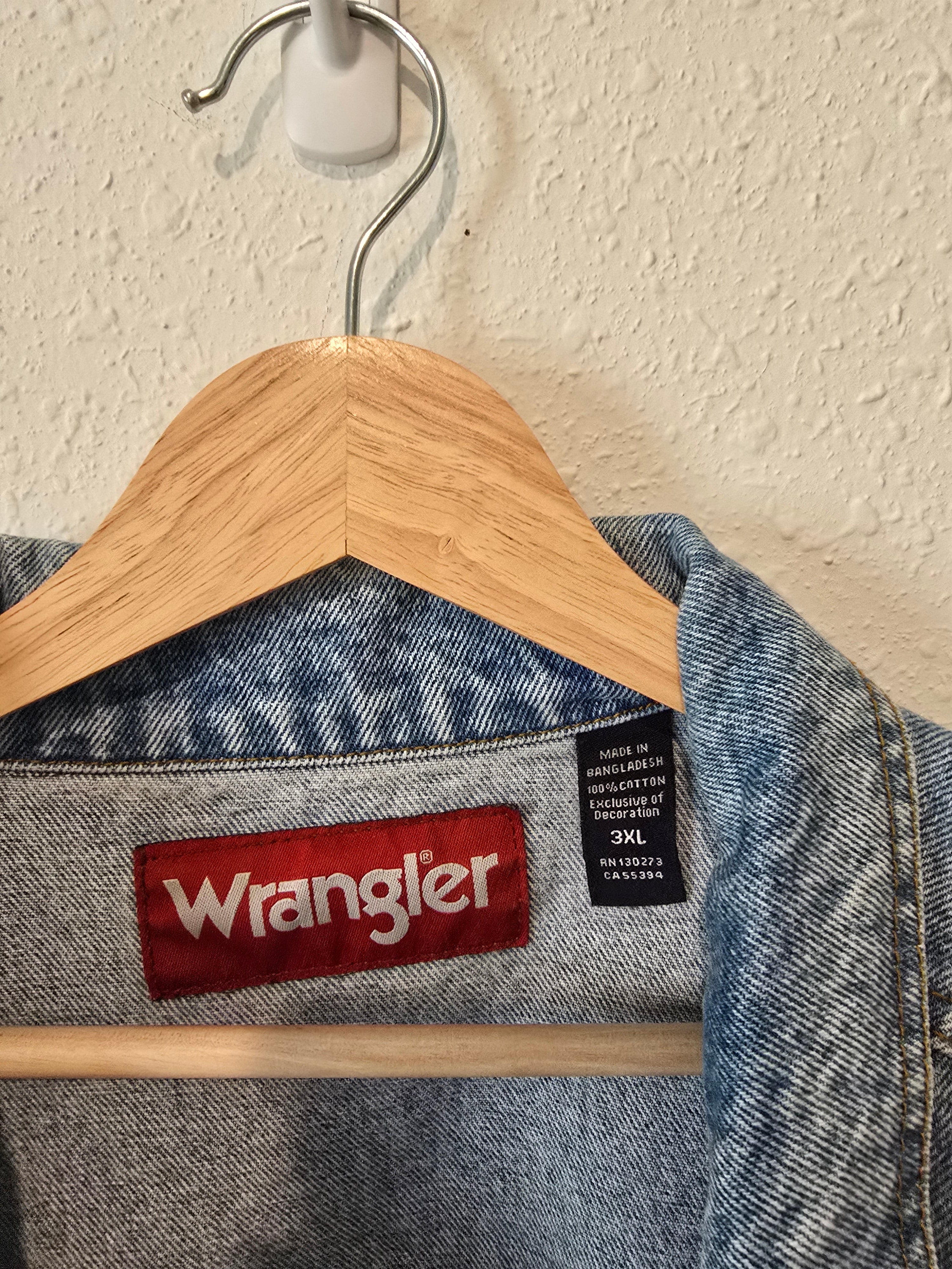 Light Wash Oversized Denim Jacket (3X)