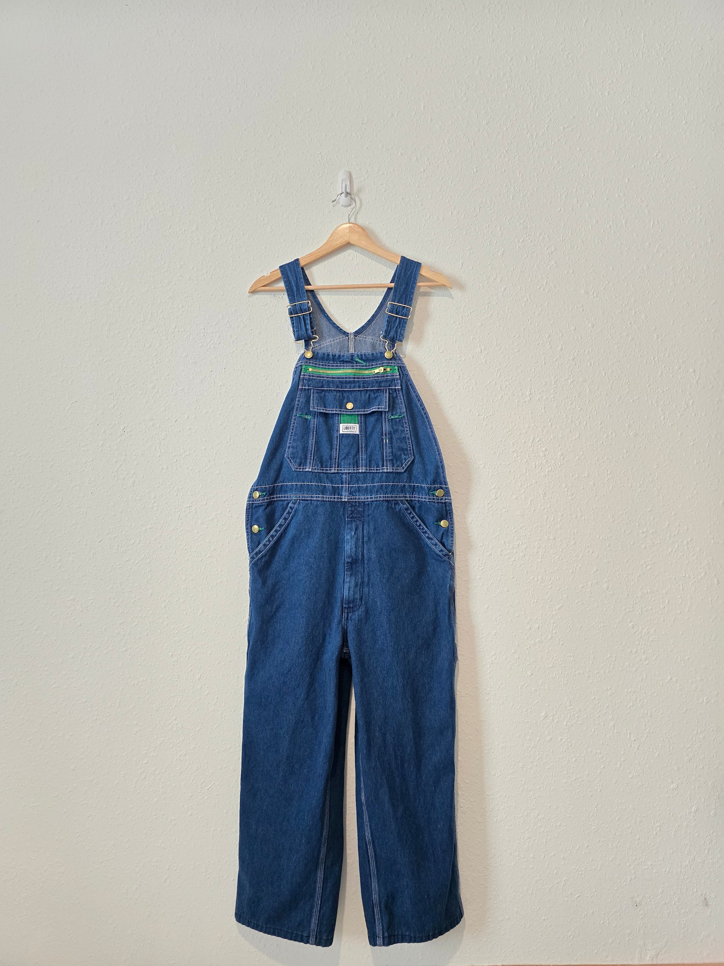 Liberty Straight Denim Overalls (M)