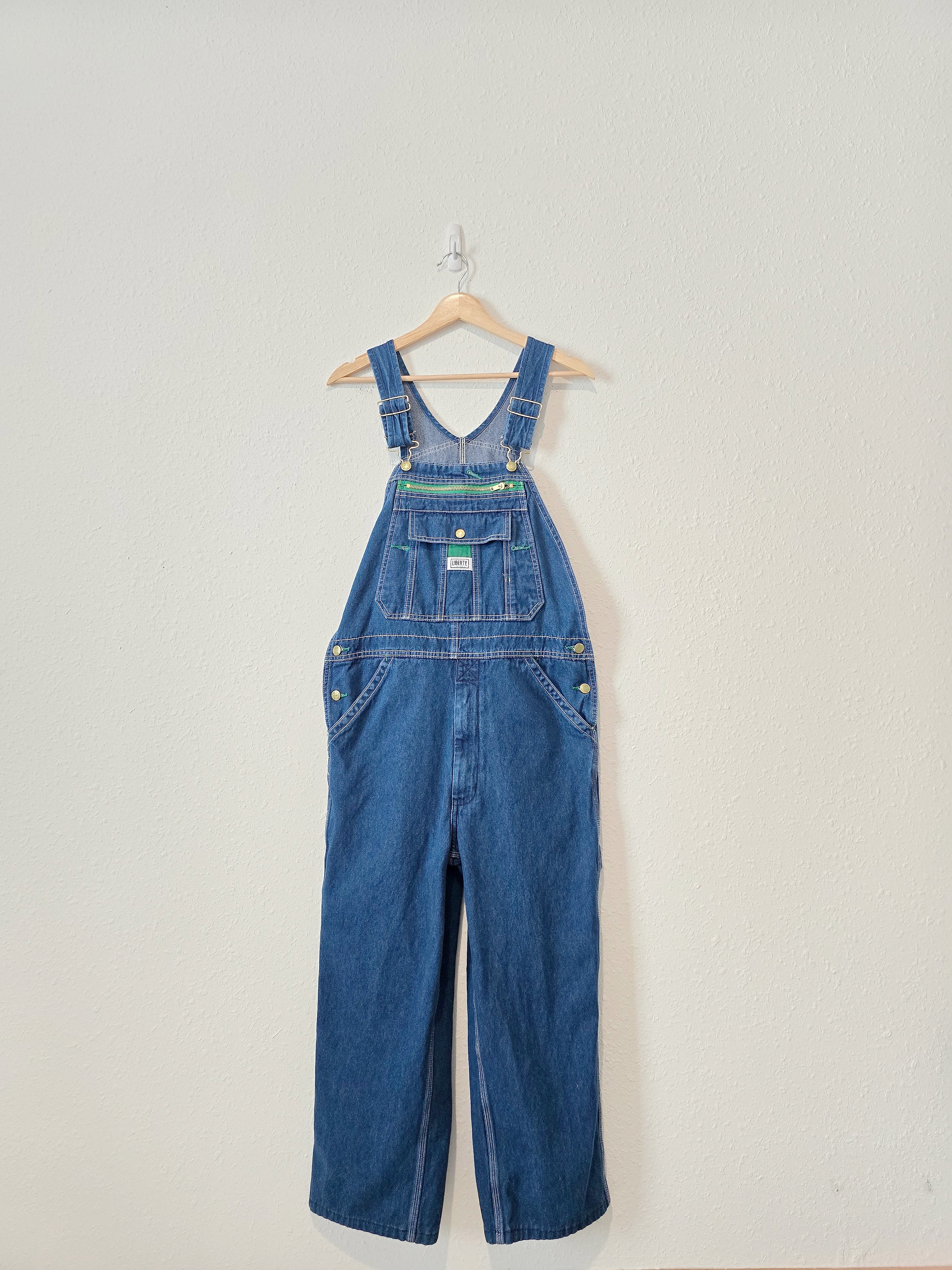 Liberty Straight Denim Overalls (M)