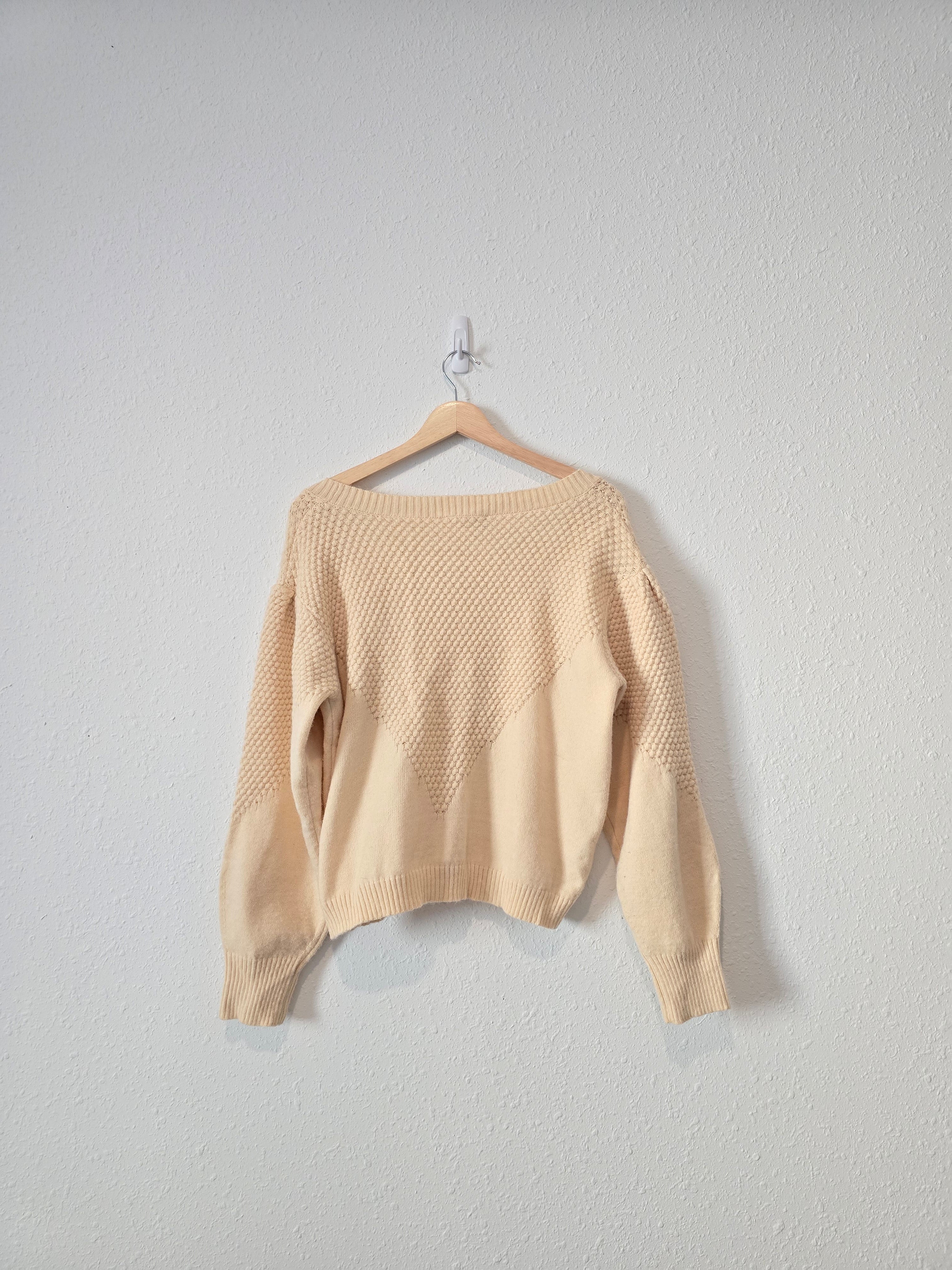 Piper & Scoot Textured Sweater (L)