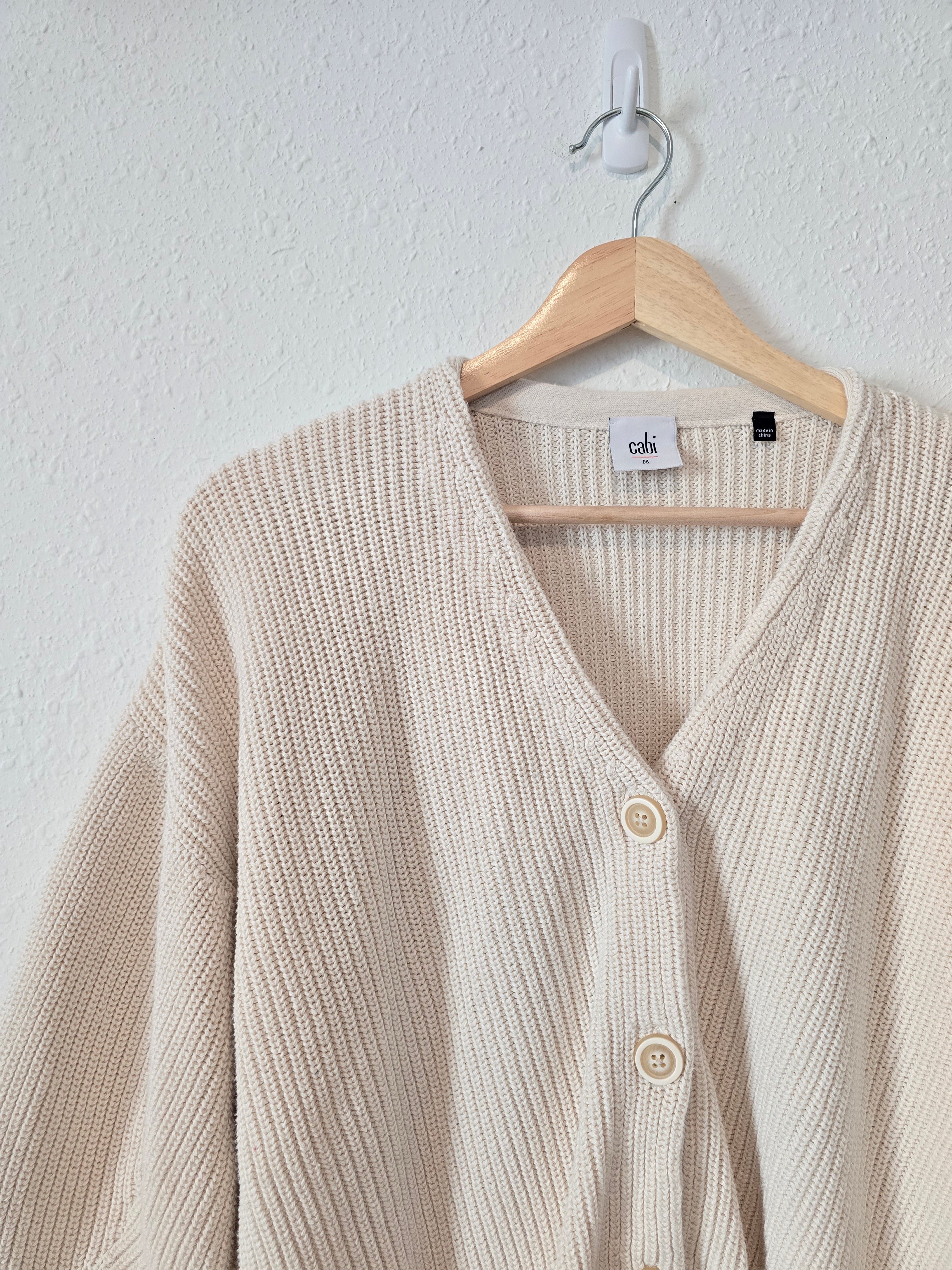 Cream Puff Sleeve Sweater (M)
