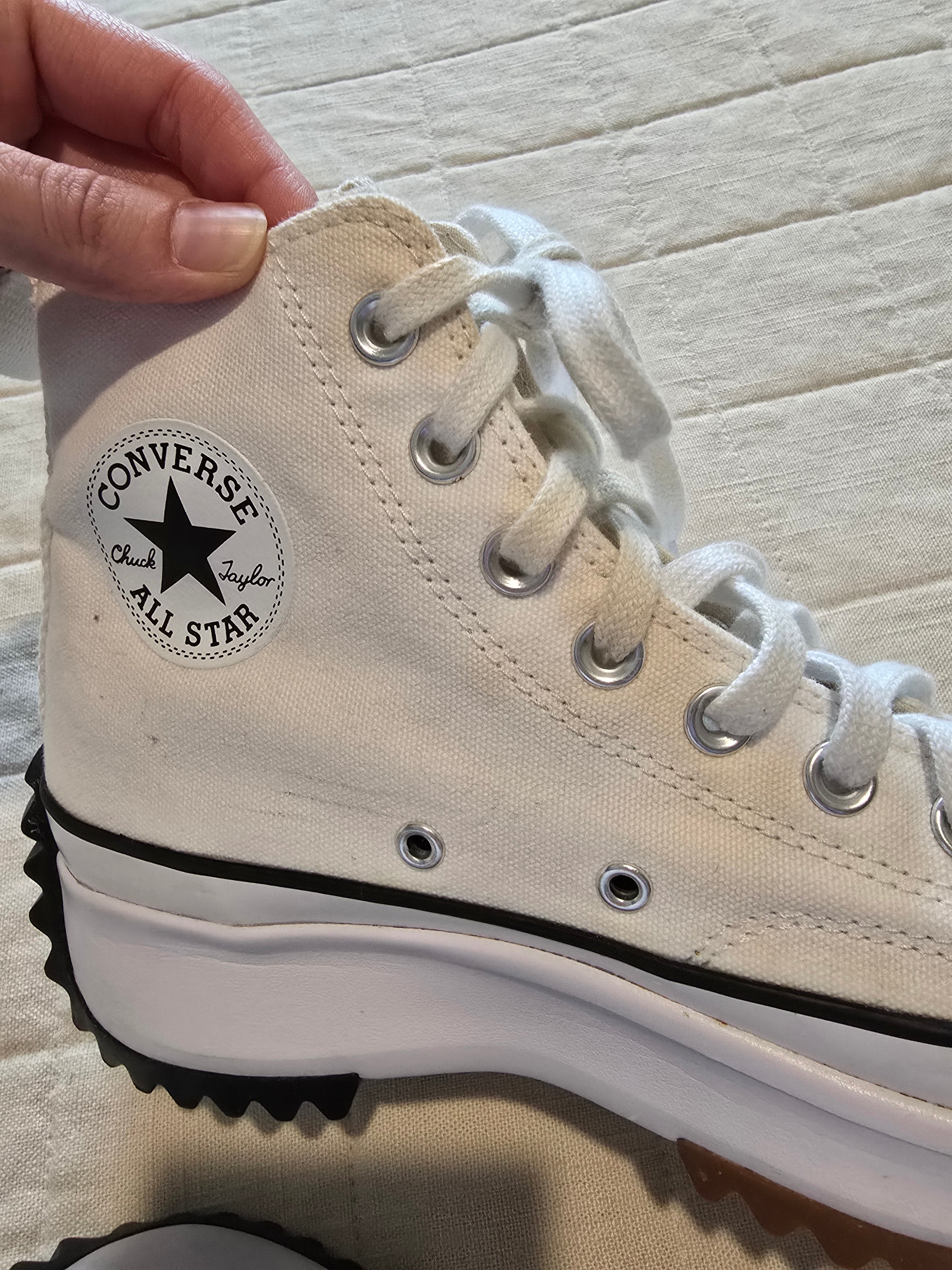 Converse White Platform Sneakers (9)