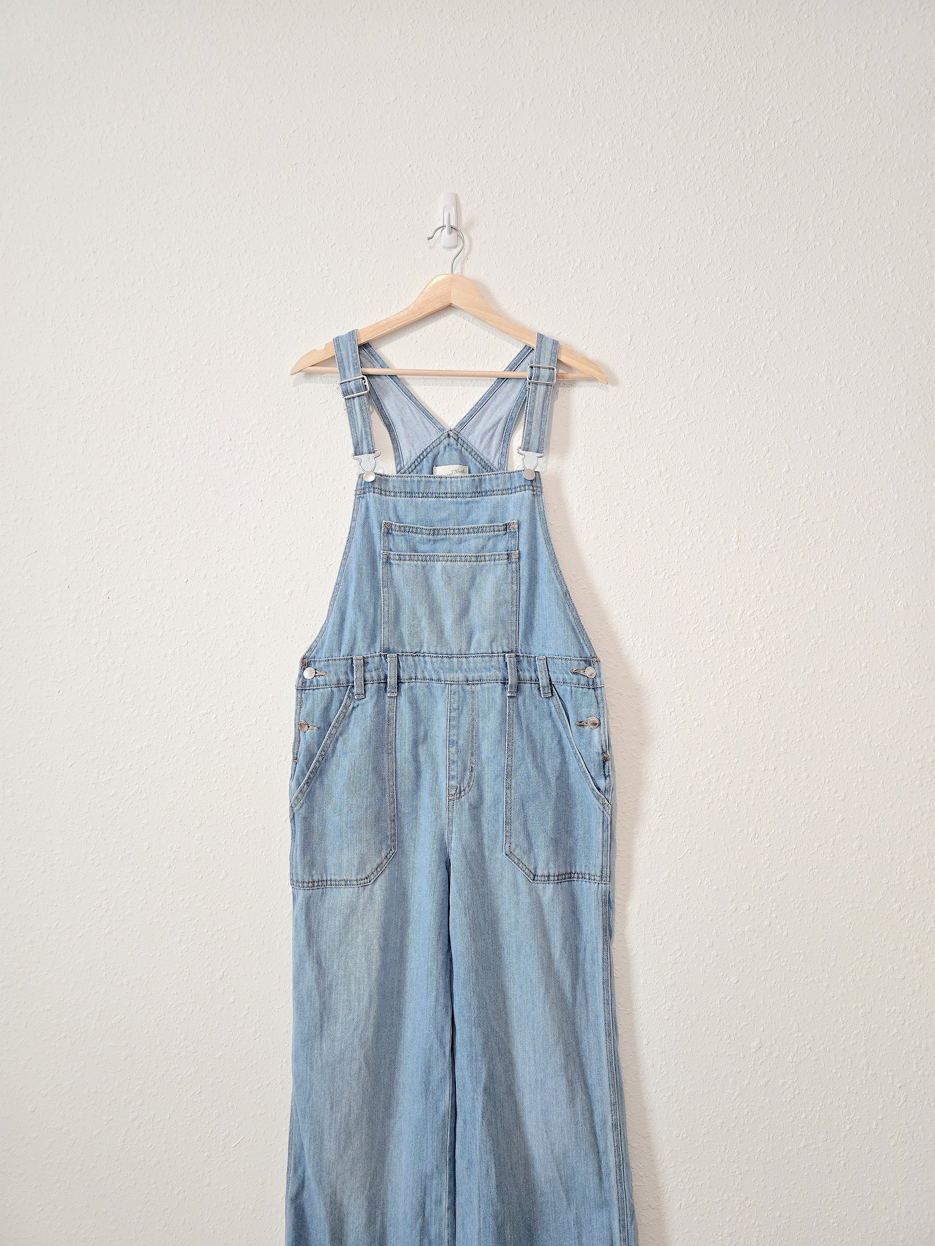 Light Wash Denim Overalls (8)