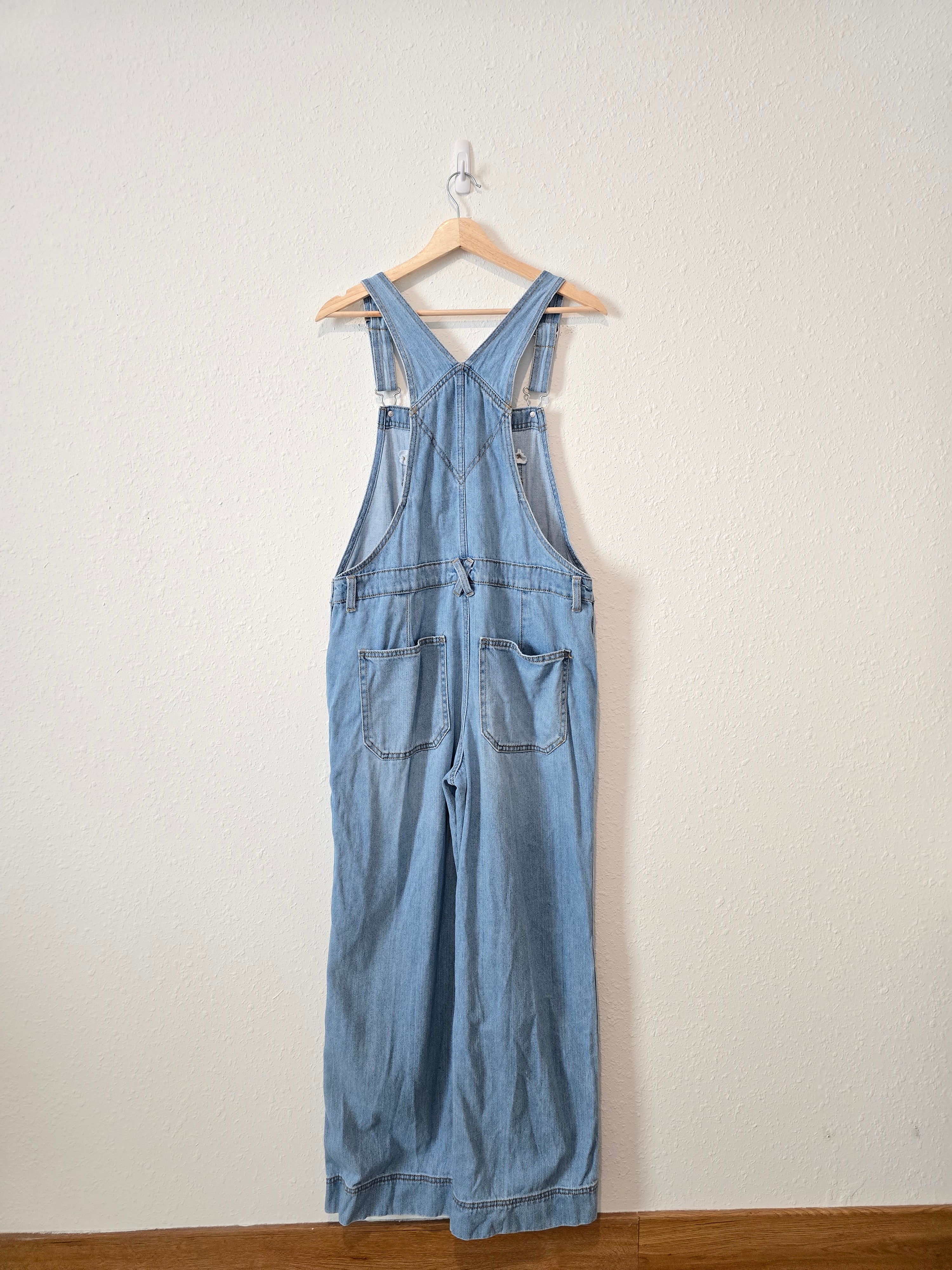 Light Wash Denim Overalls (8)