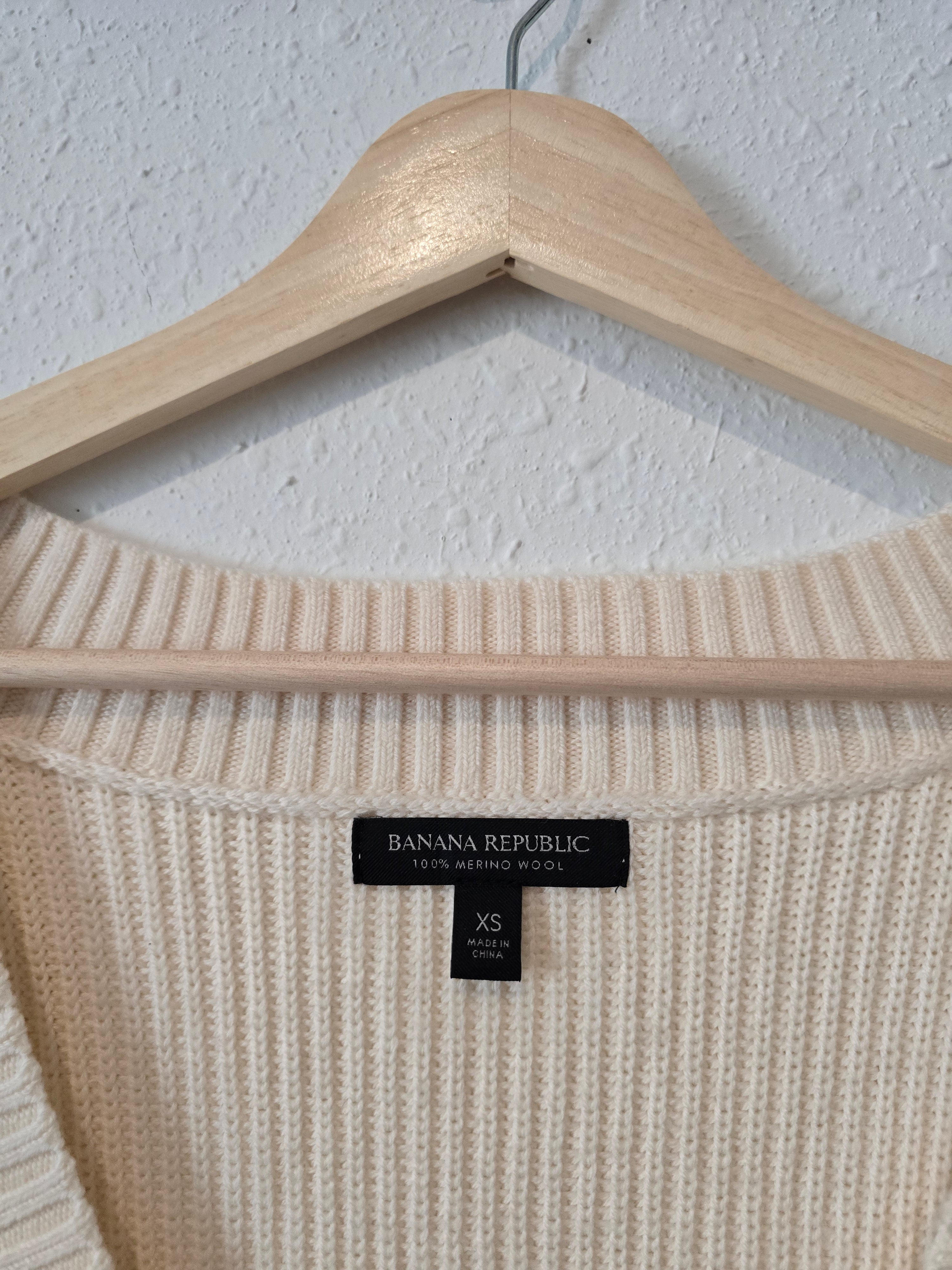 Banana Republic Wool Sweater Vest (XS)