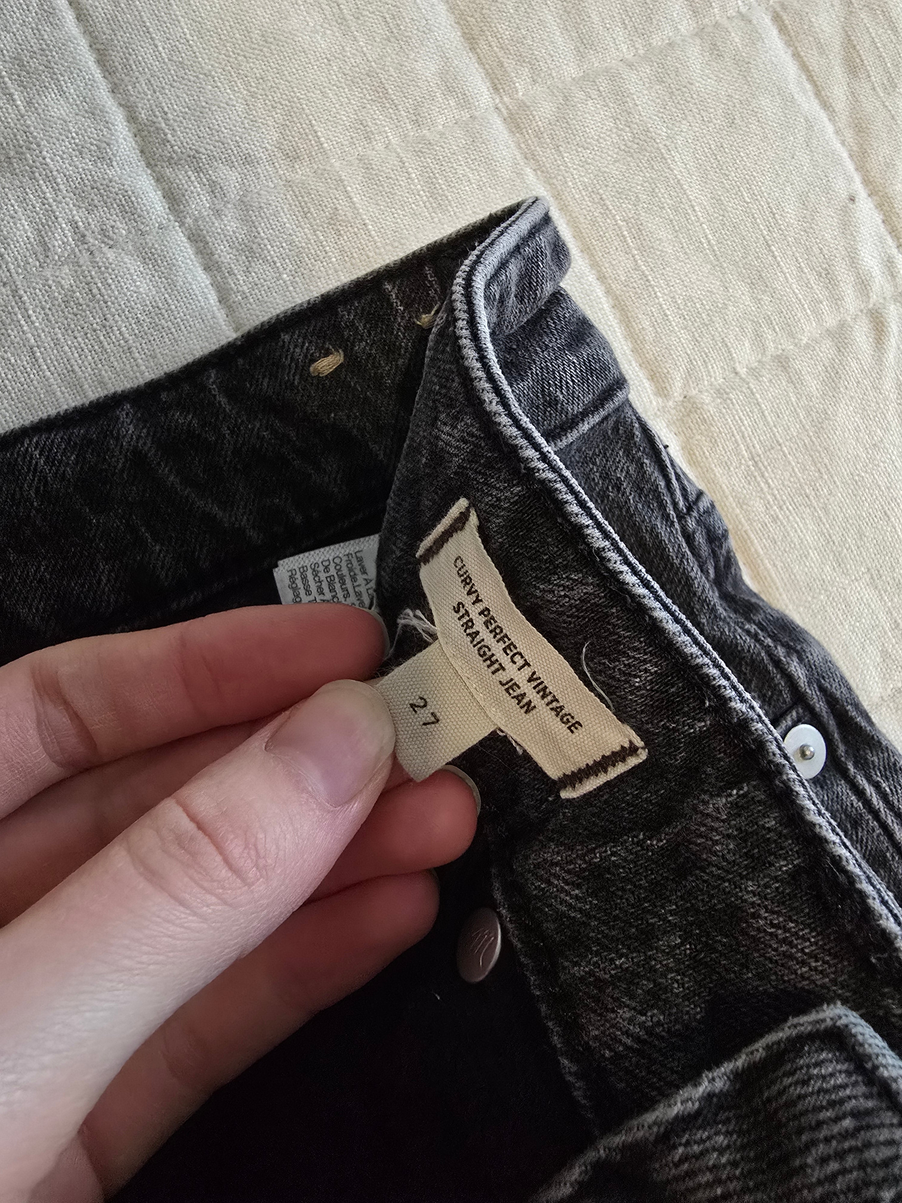 Madewell Black Perfect Vintage Jeans (27)