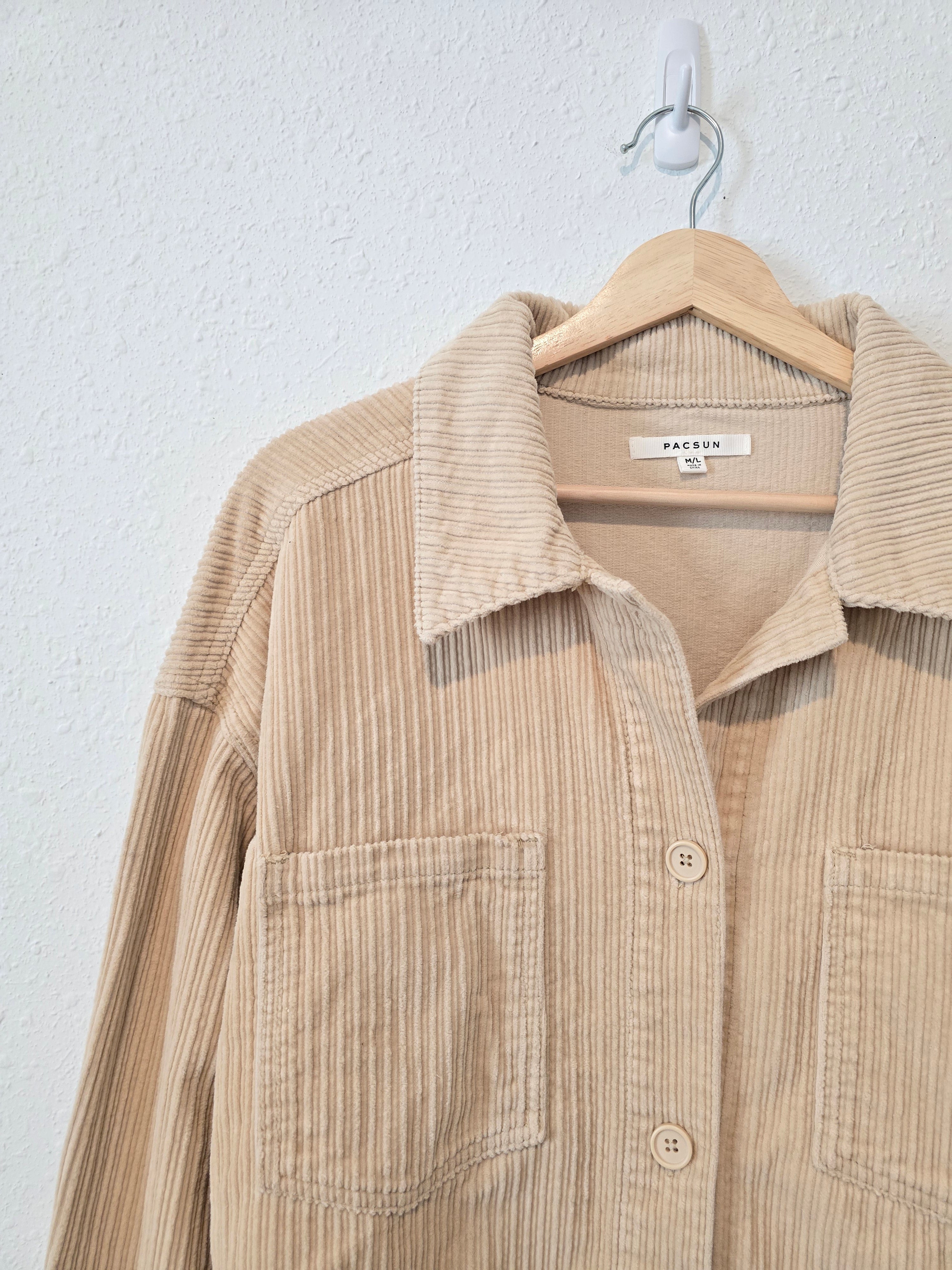 Cotton Corduroy Shacket (M/L)