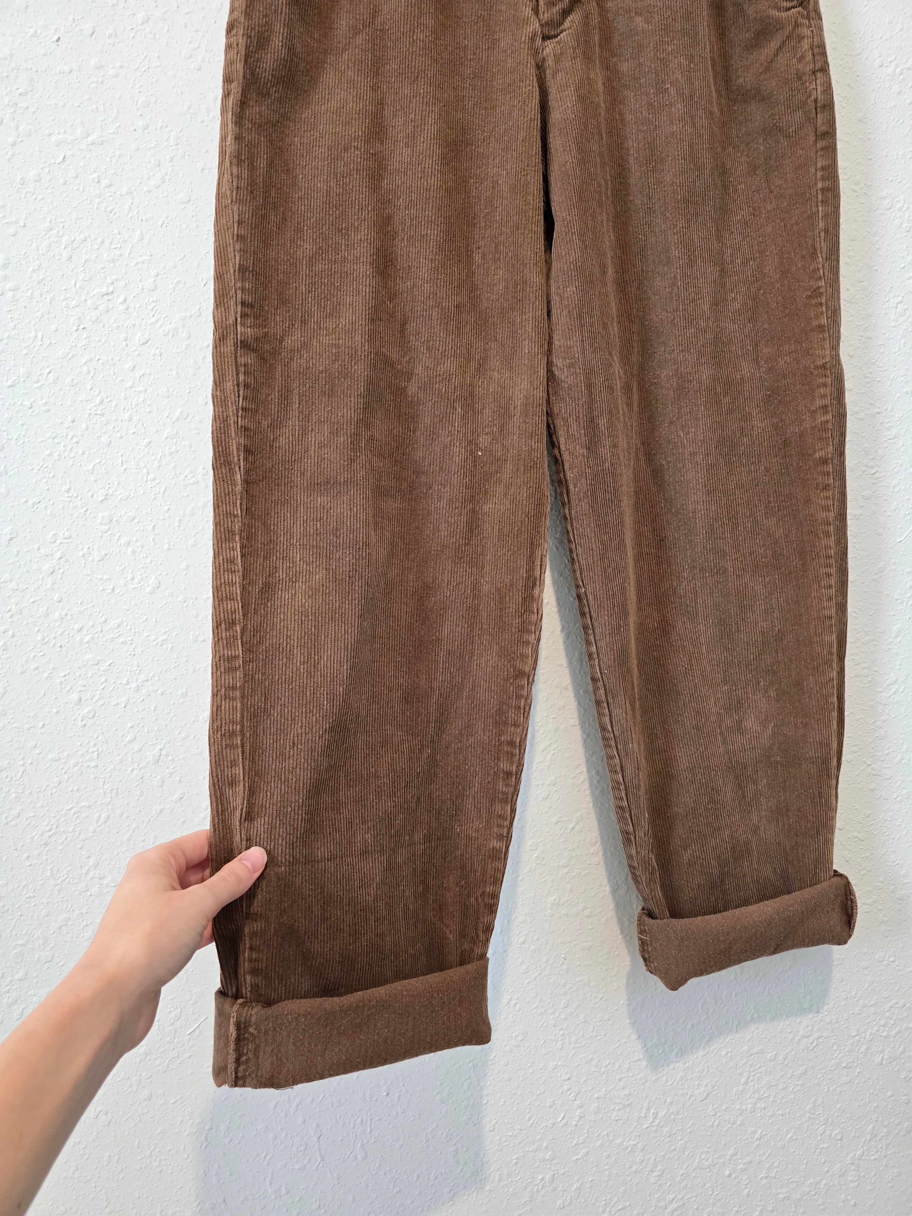 Vintage Brown Corduroy Pants (26/2)