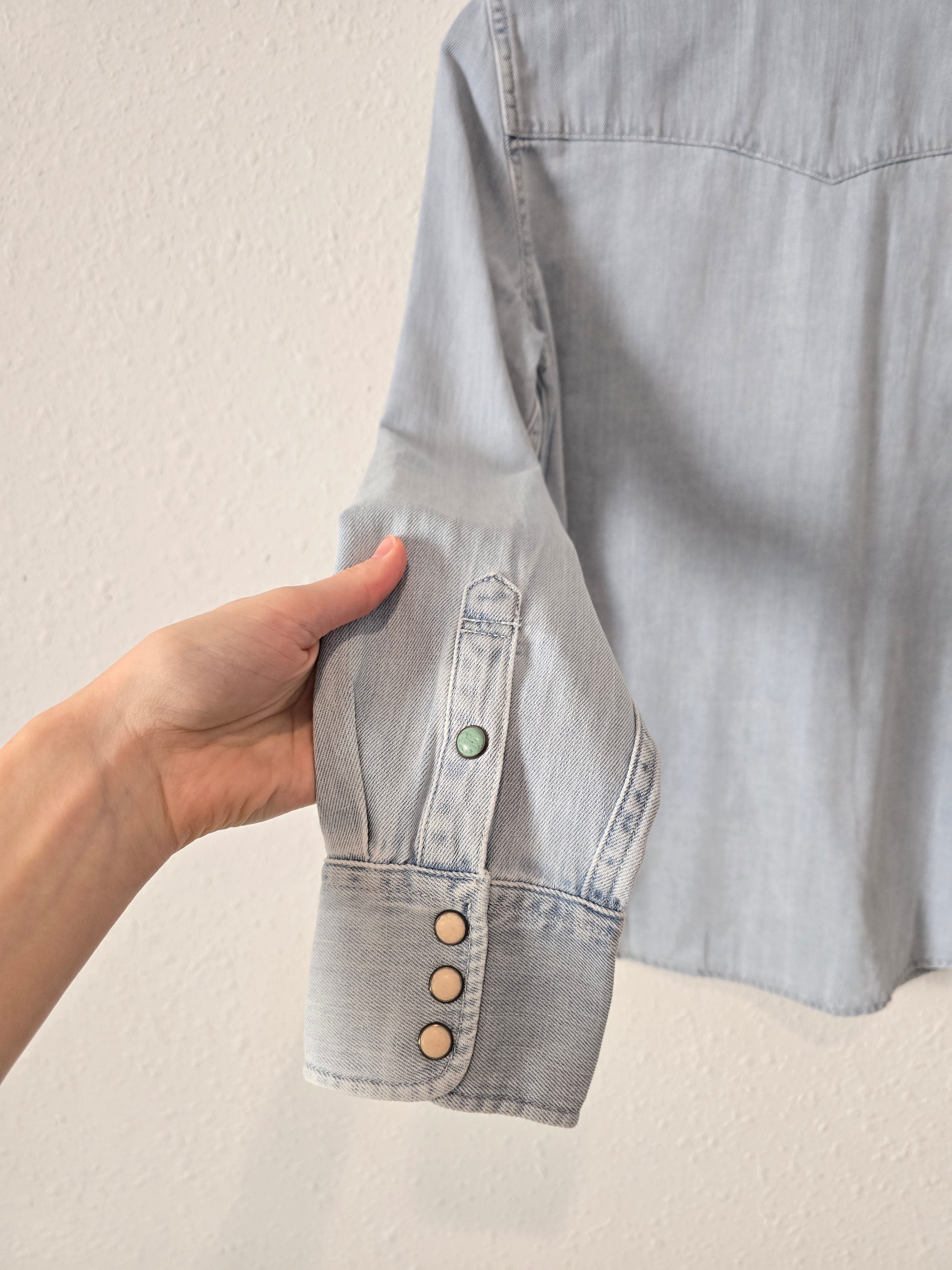 Faherty Denim Button Up (S)