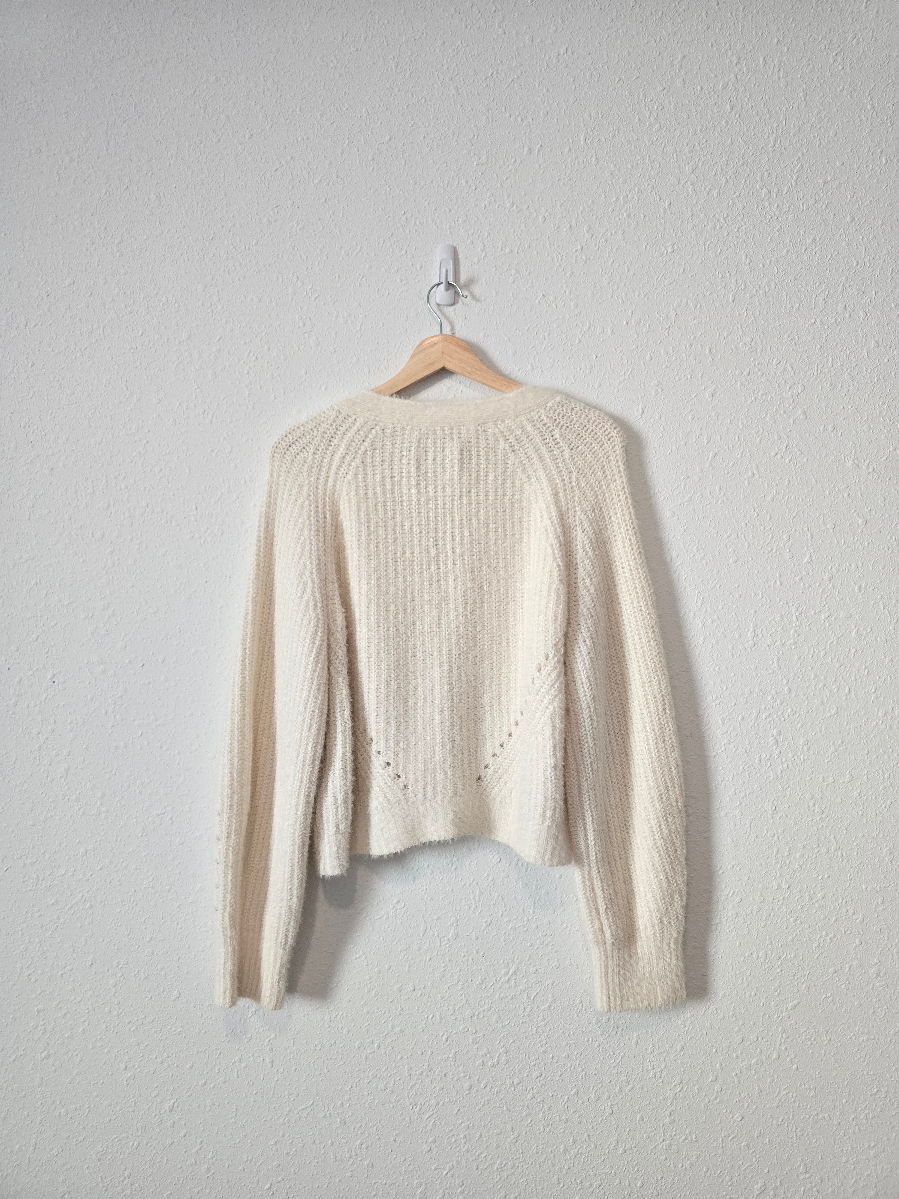 Abercrombie Cozy Button Up Sweater (M)