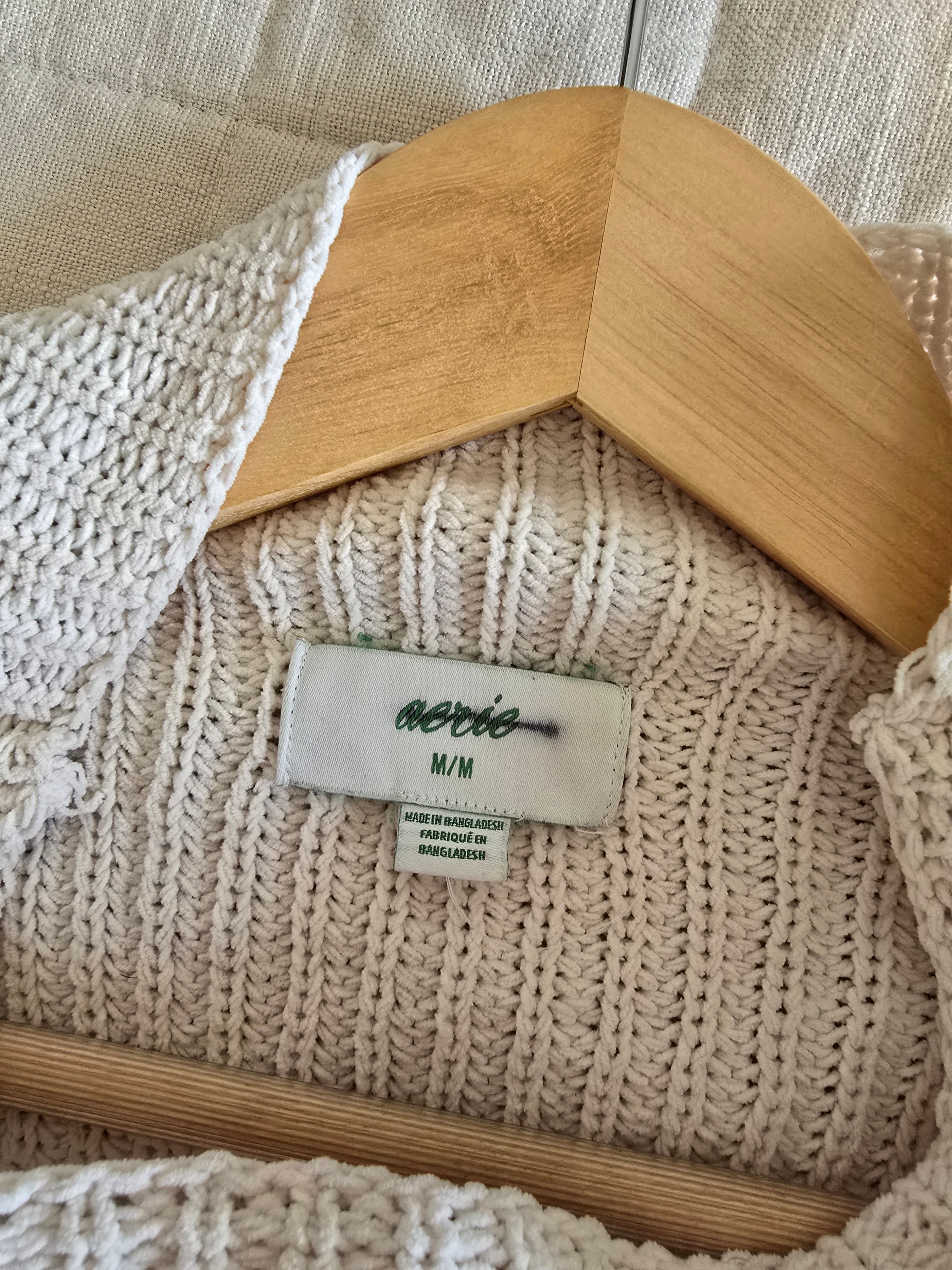 Aerie Chunky Oversized Sweater (M)
