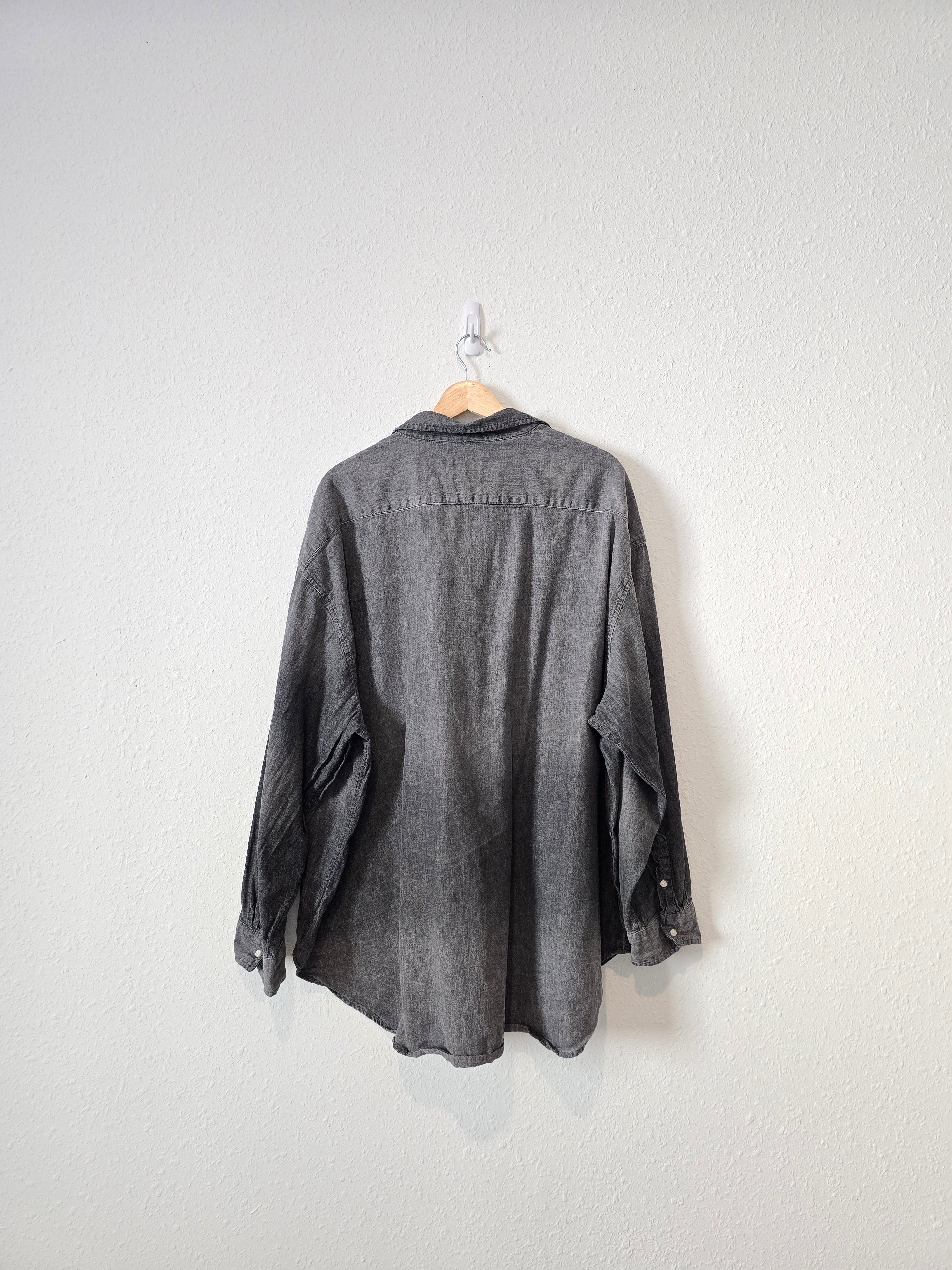 Aerie Cotton Button Up Shirt (XL)