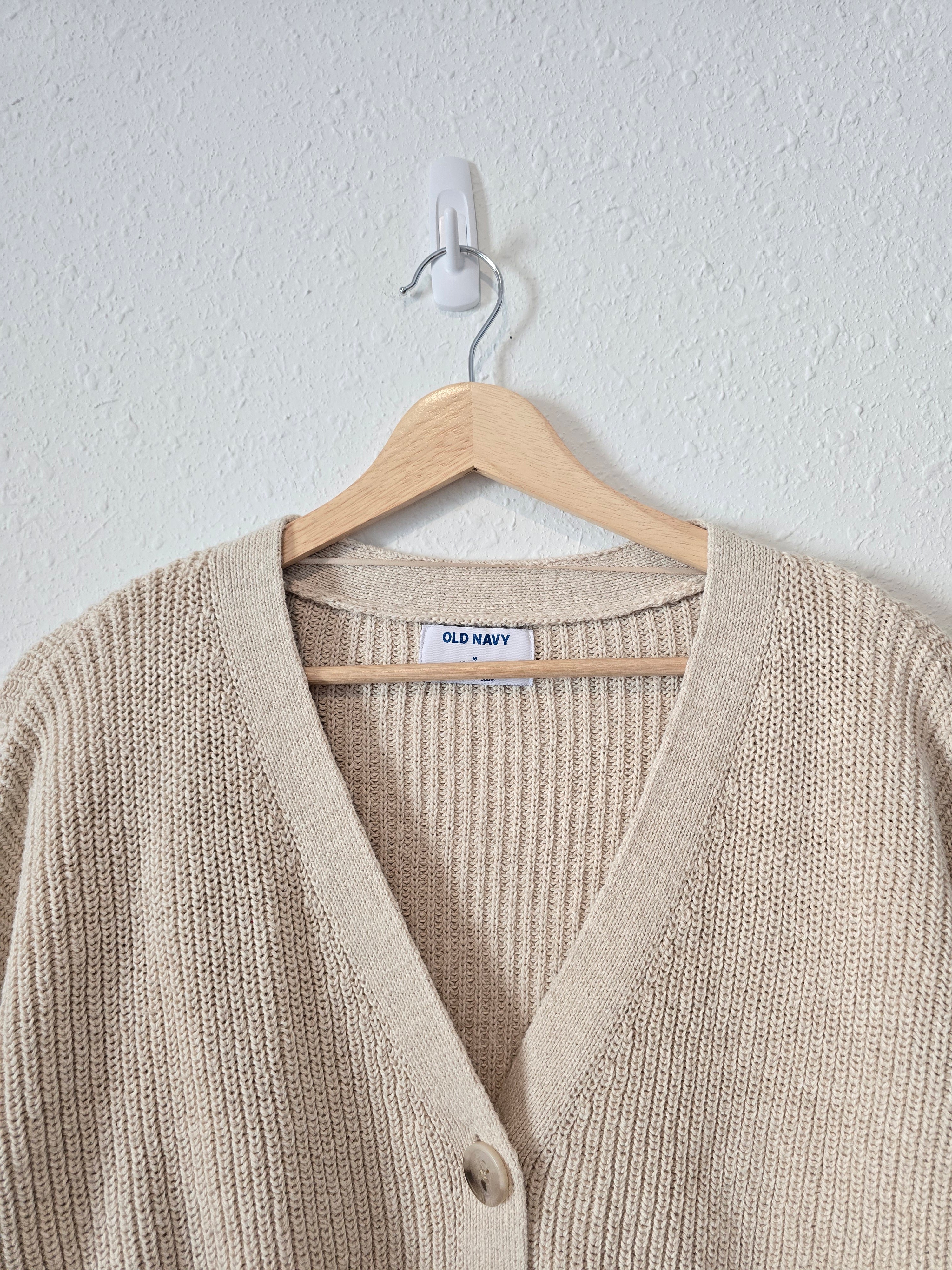 Oat Cotton Linen Sweater (M)