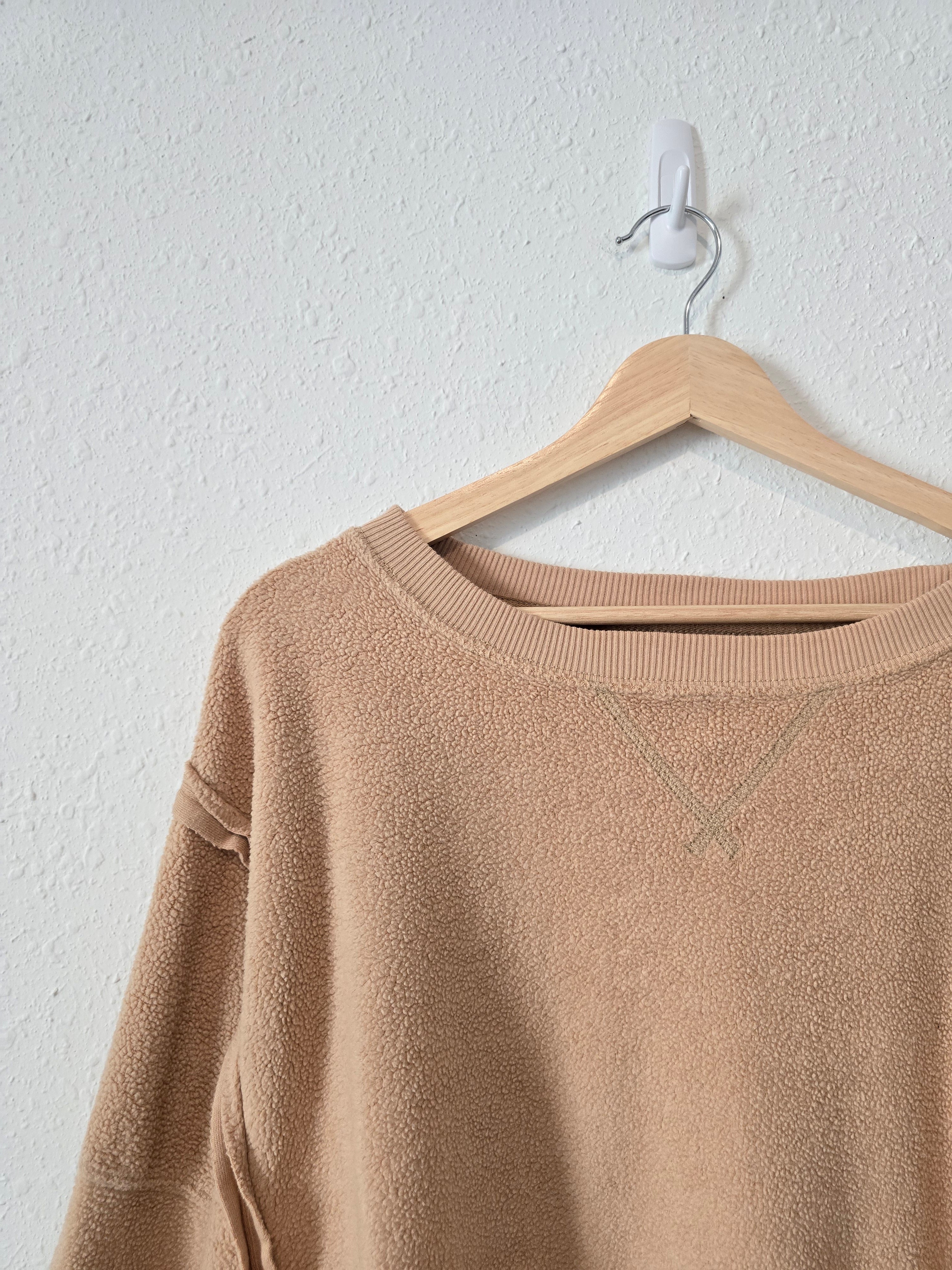 Oversized Fleece Sweatshirt (XS)