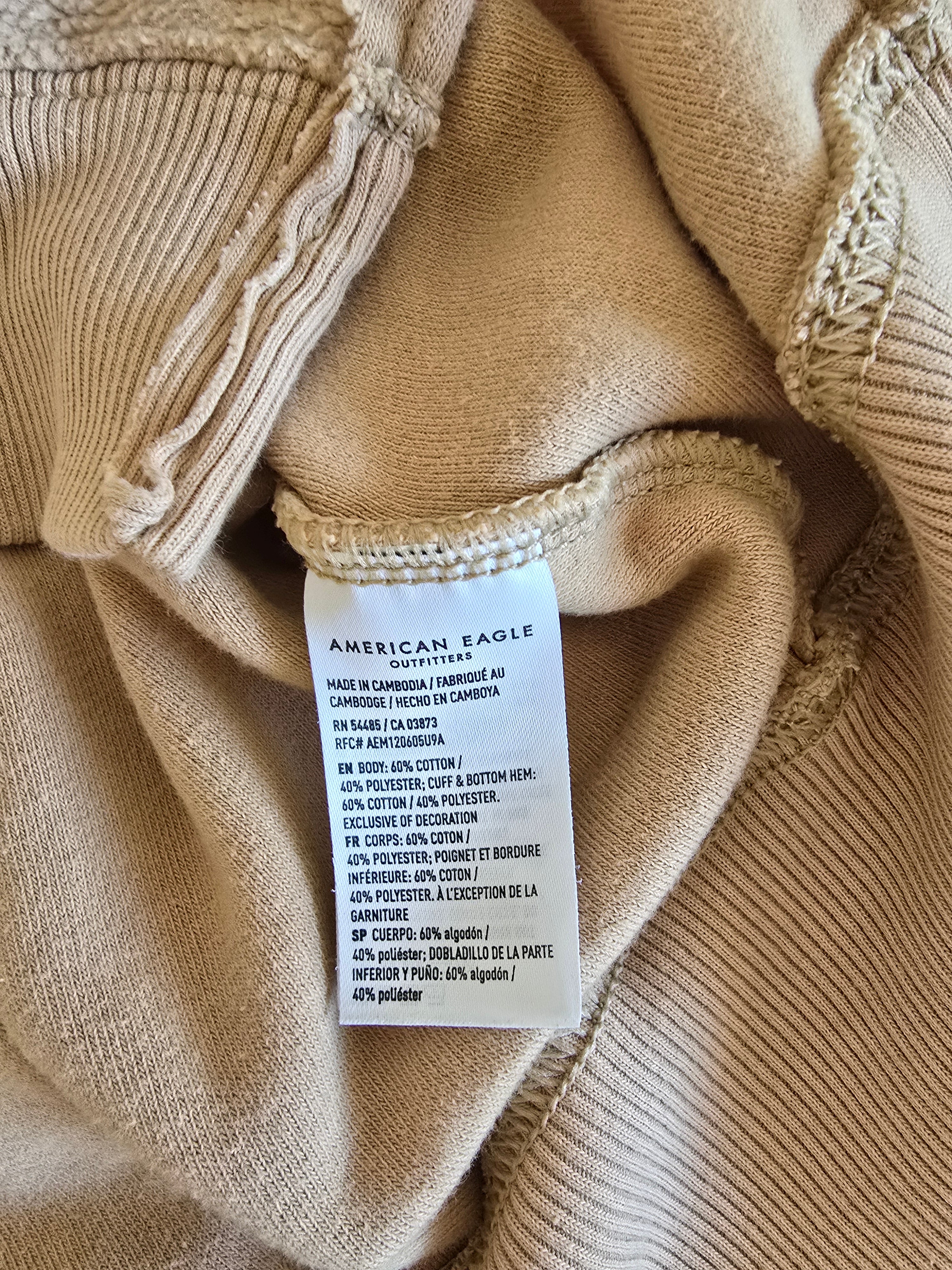 Oversized Fleece Sweatshirt (XS)