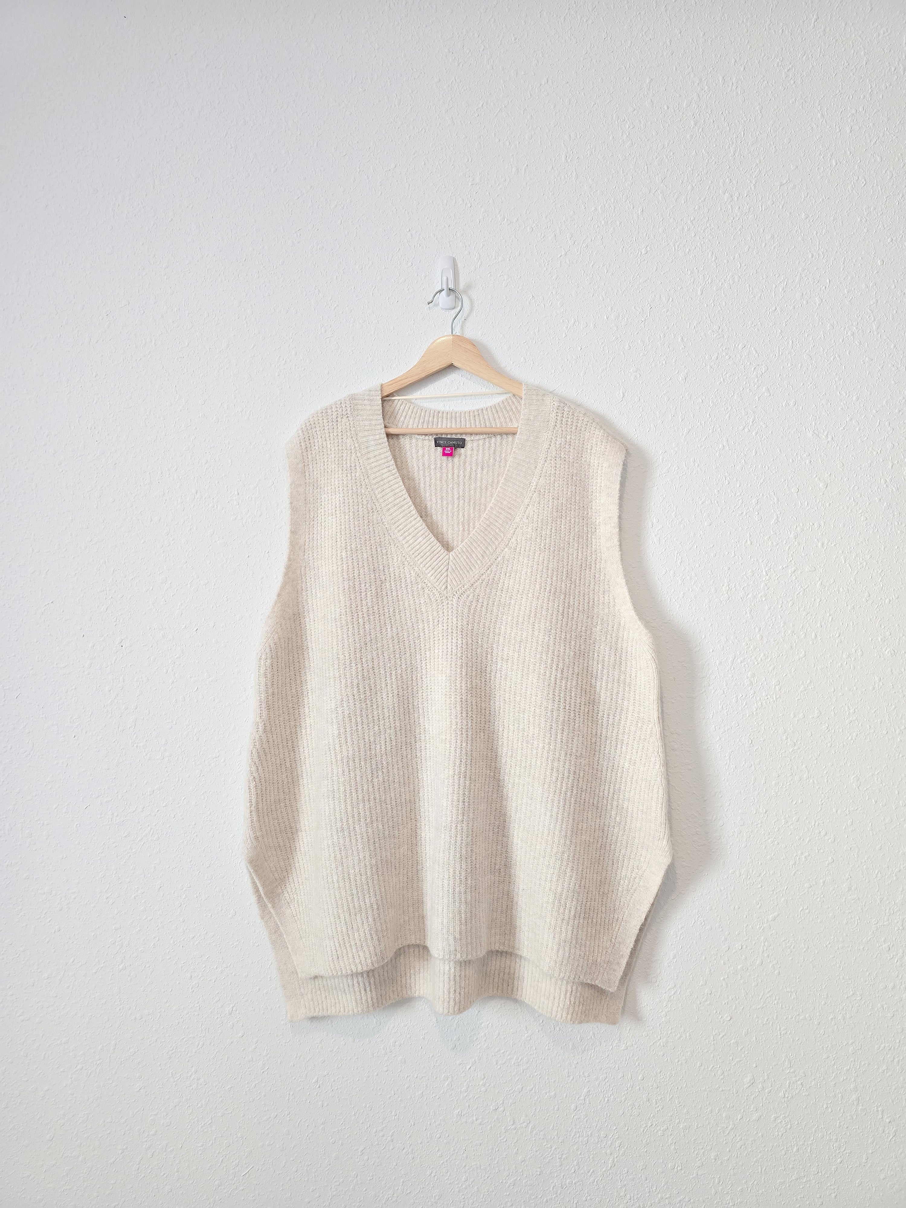 Cozy Oversized Sweater Vest (XXL)