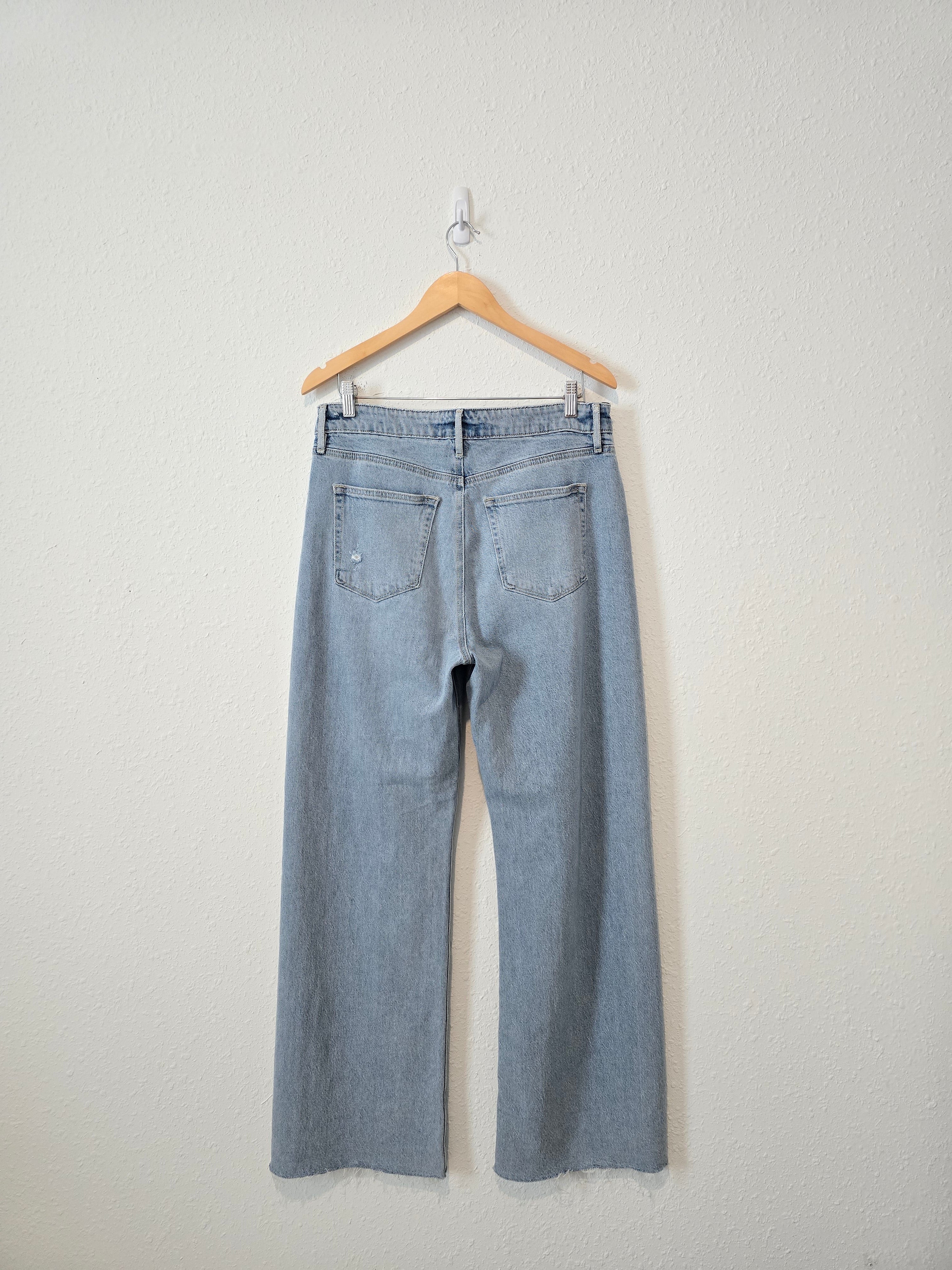 Loft Curvy Wide Leg Jeans (29/8)