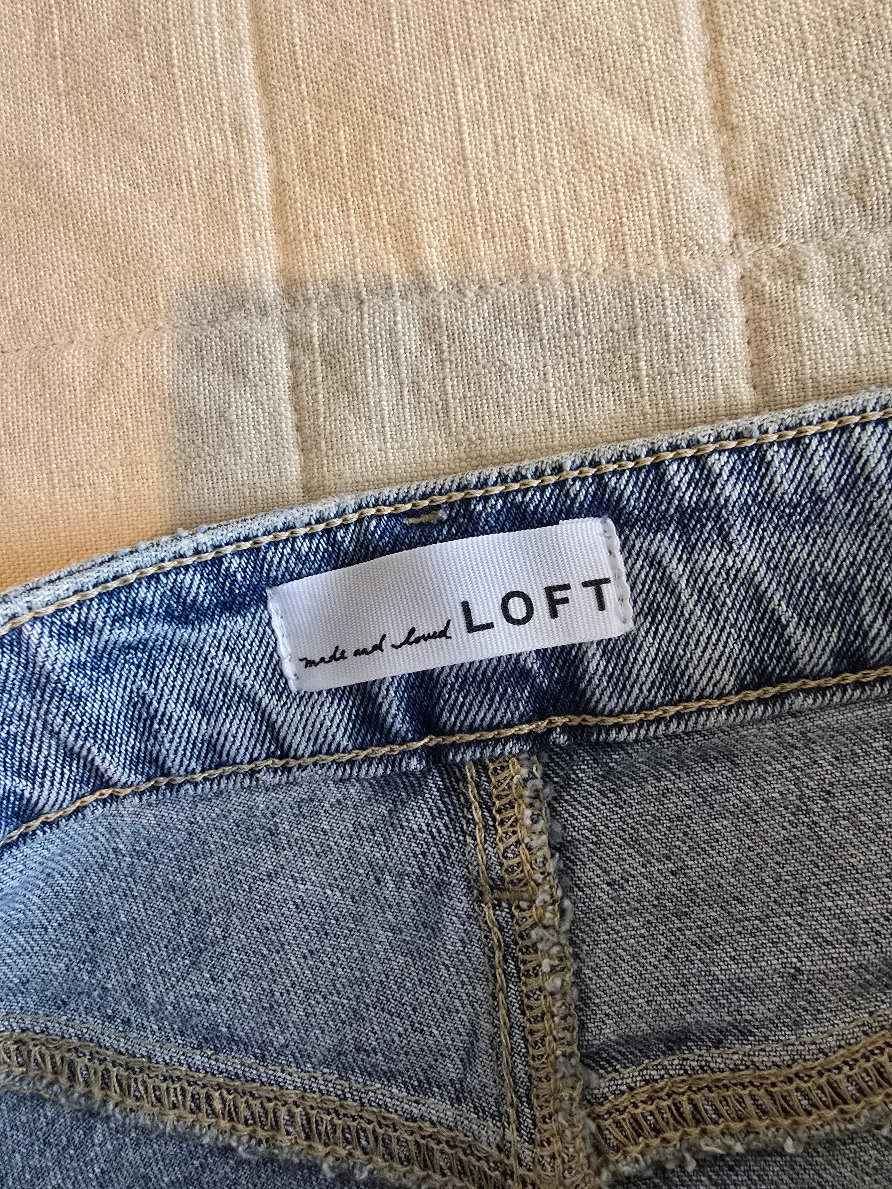 Loft Curvy Wide Leg Jeans (29/8)